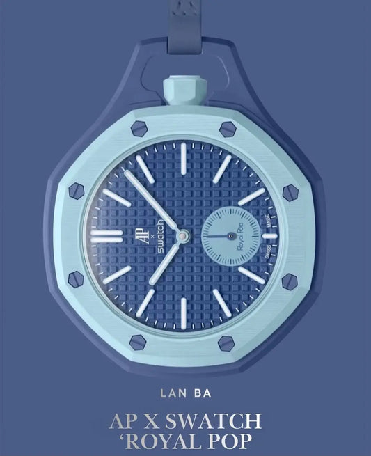AP X SWATCH ROYAL POP WITH BOX