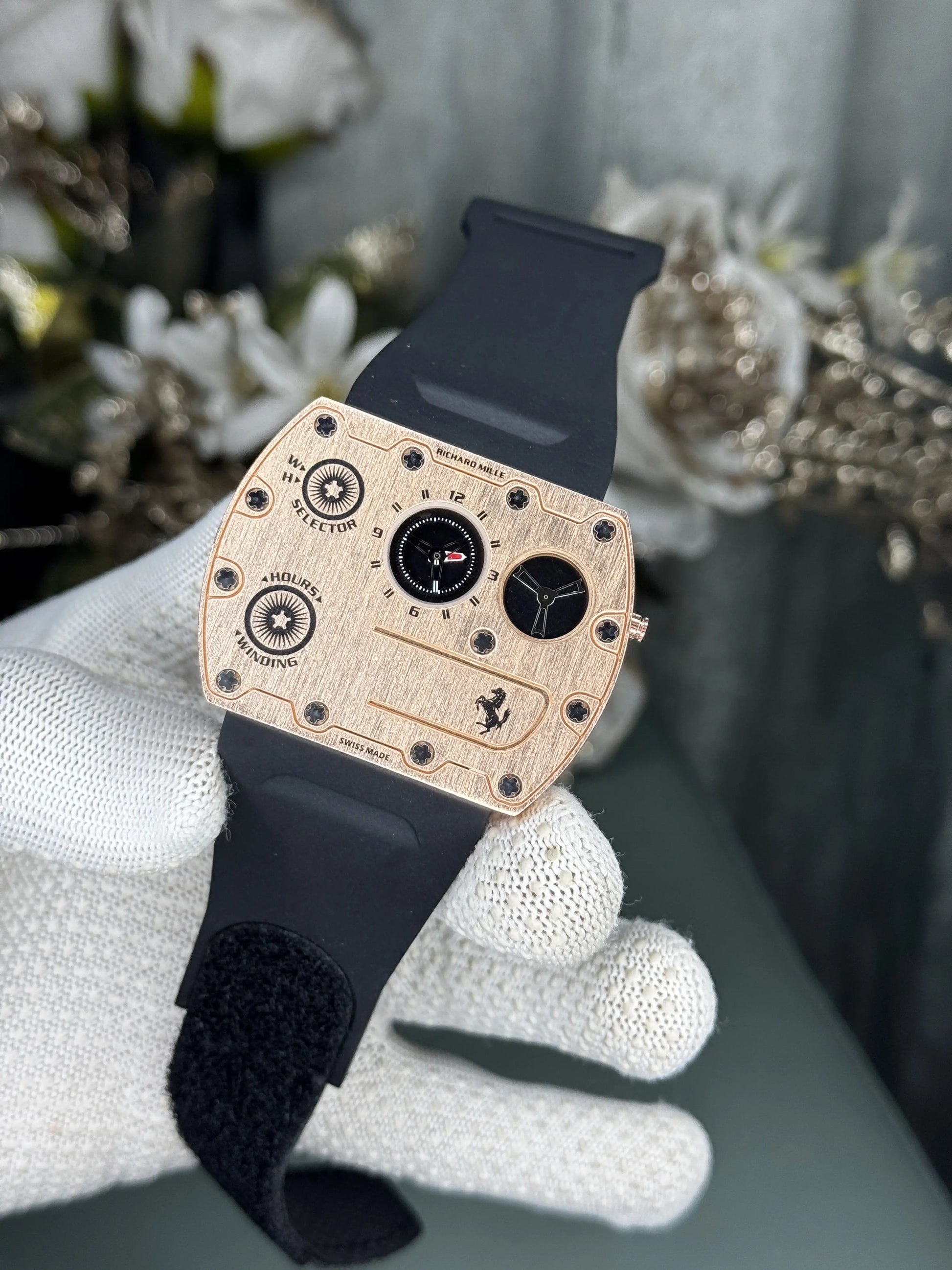 Richard Mill e Ferrar i Copper Black Premium Watch