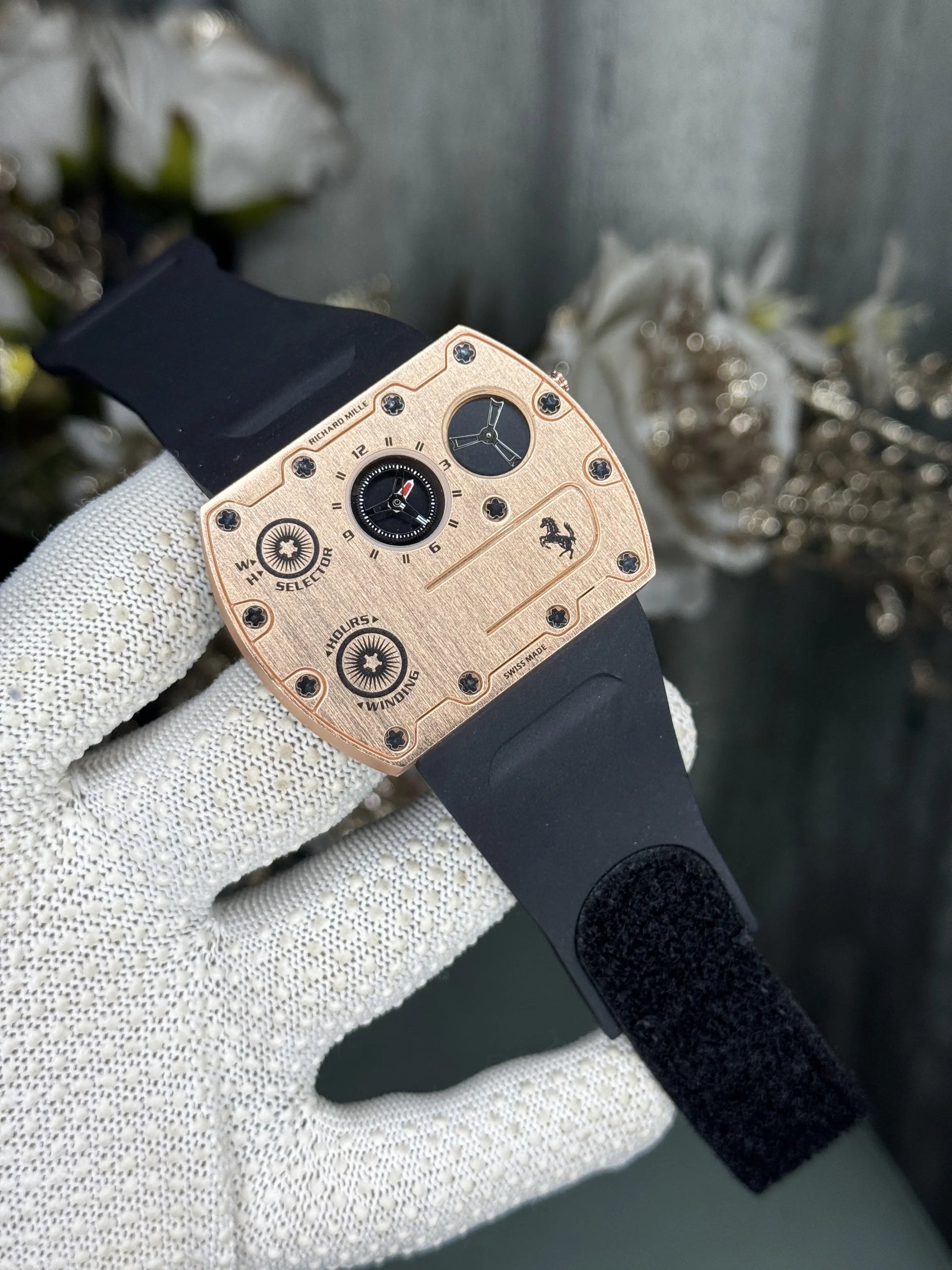 Richard Mill e Ferrar i Copper Black Premium Watch