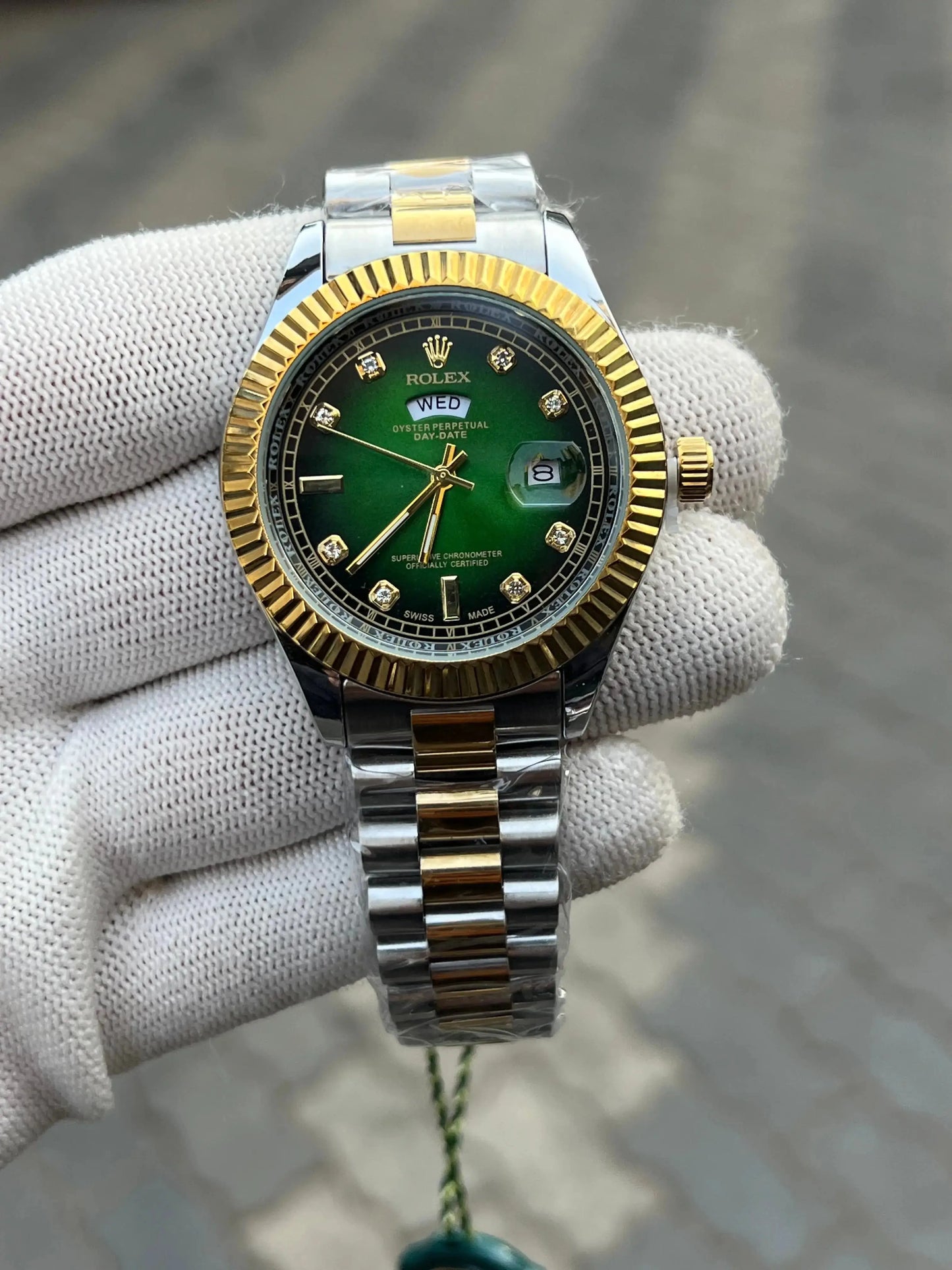 Rolex Day Date Two Tone Diamond 