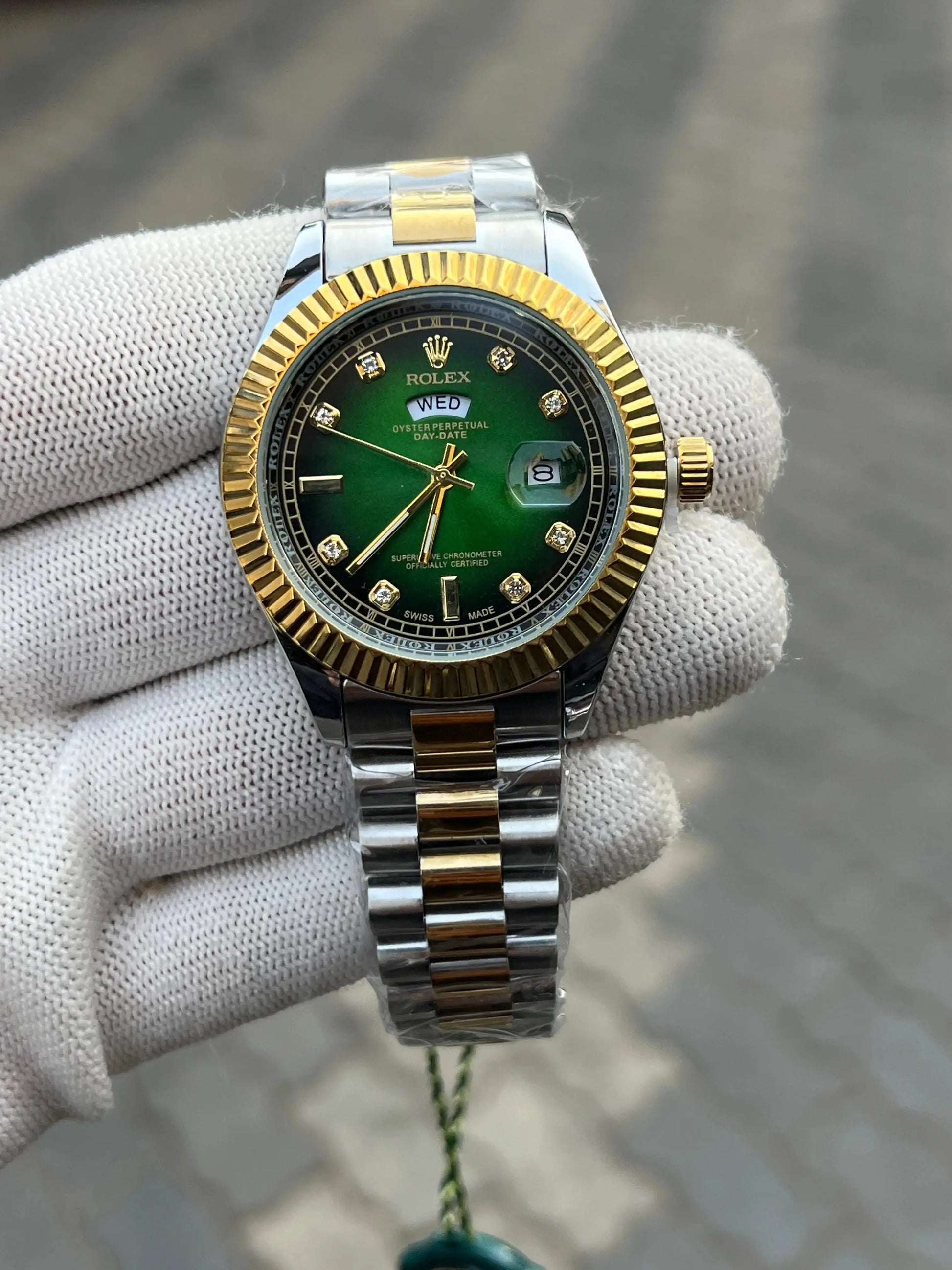 Rolex Day Date Two Tone Diamond 