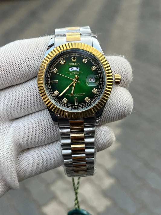 Rolex Day Date Two Tone Diamond 