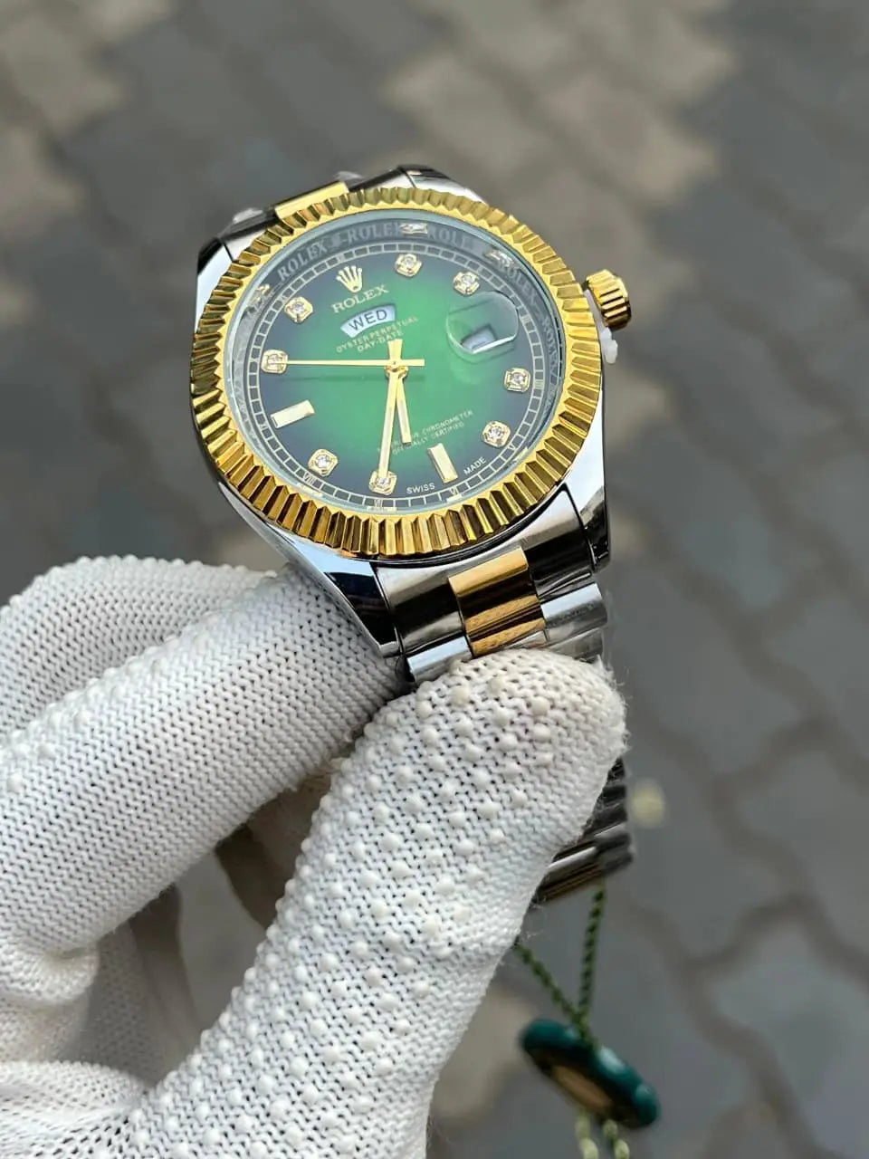 Rolex Day Date Two Tone Diamond 