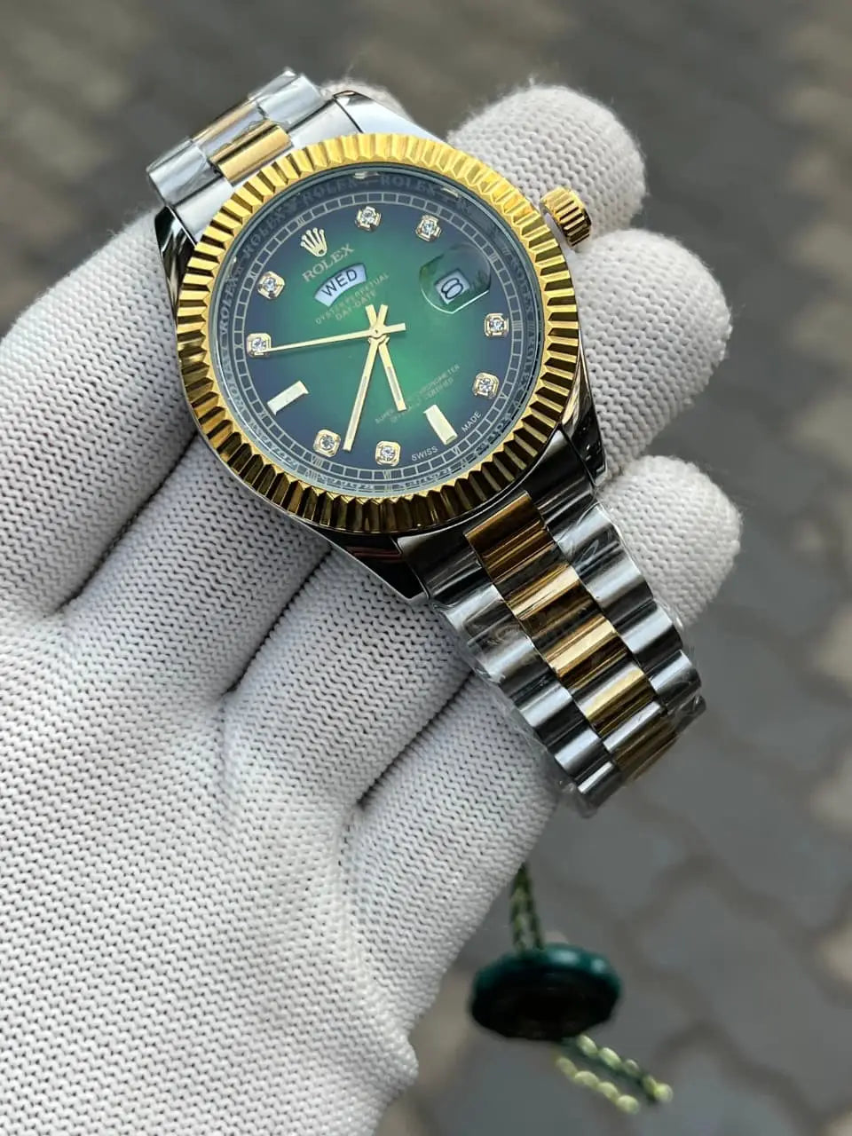 Rolex Day Date Two Tone Diamond 