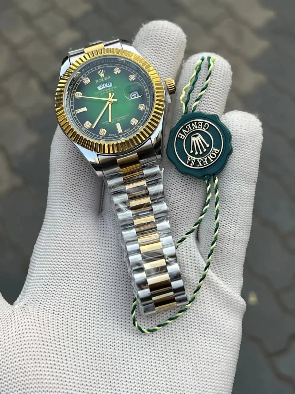 Rolex Day Date Two Tone Diamond 