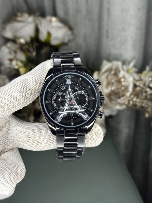 Carrer a Tag Heuer Metal All Black Eiffel Premium Watch