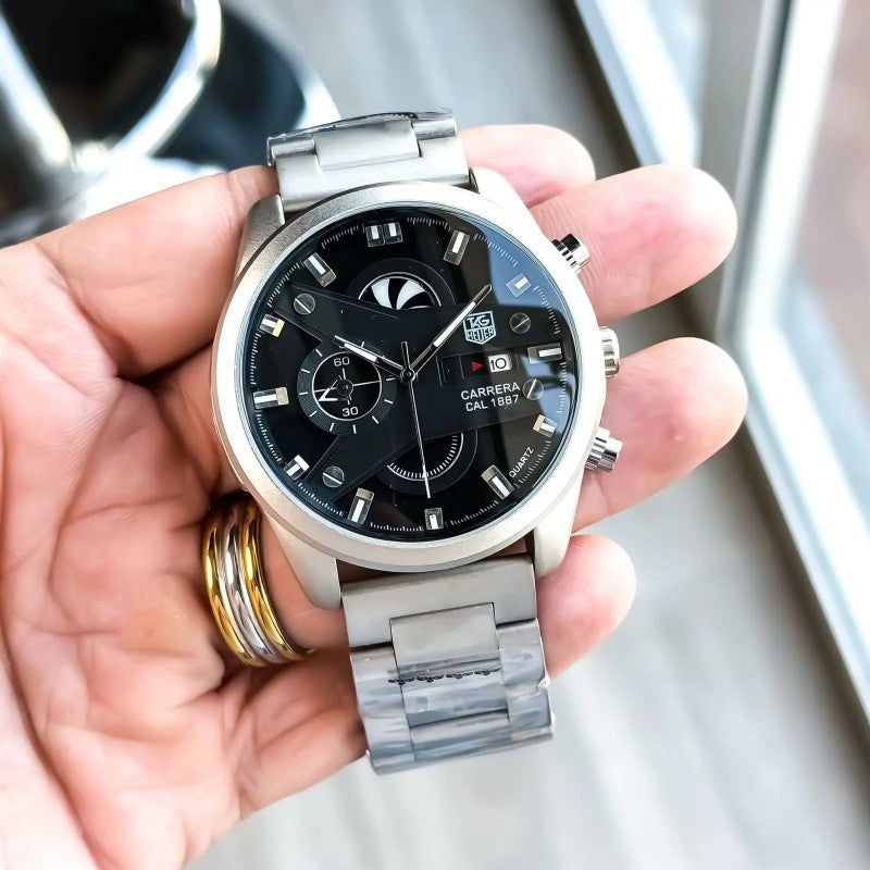 TAG CR7 SILVER BLACK