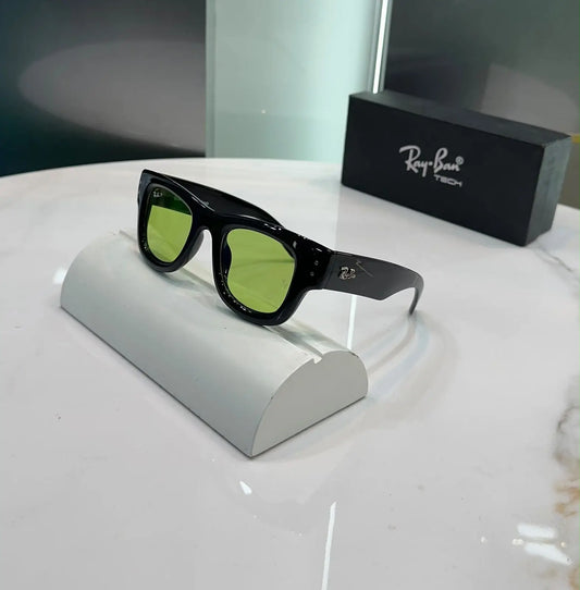 RayBan Black Green Puffer Premium Shades 940