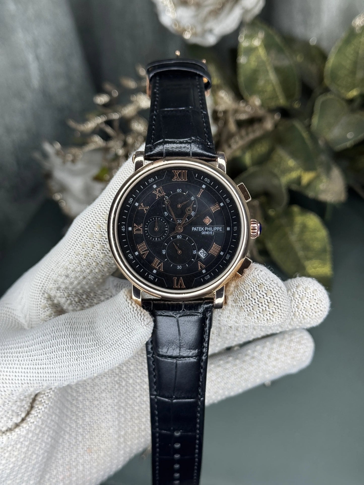 Patek Philipp e Chronograph Copper Black Premium Watch