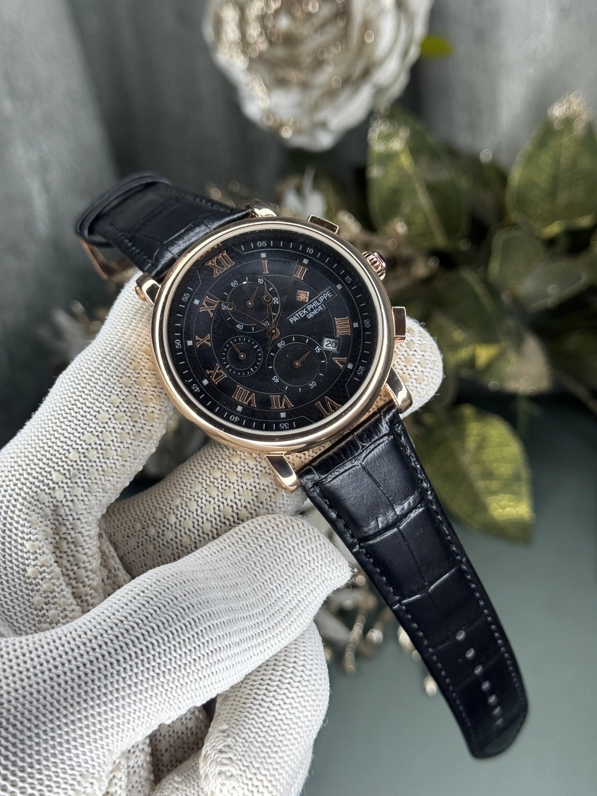 Patek Philipp e Chronograph Copper Black Premium Watch