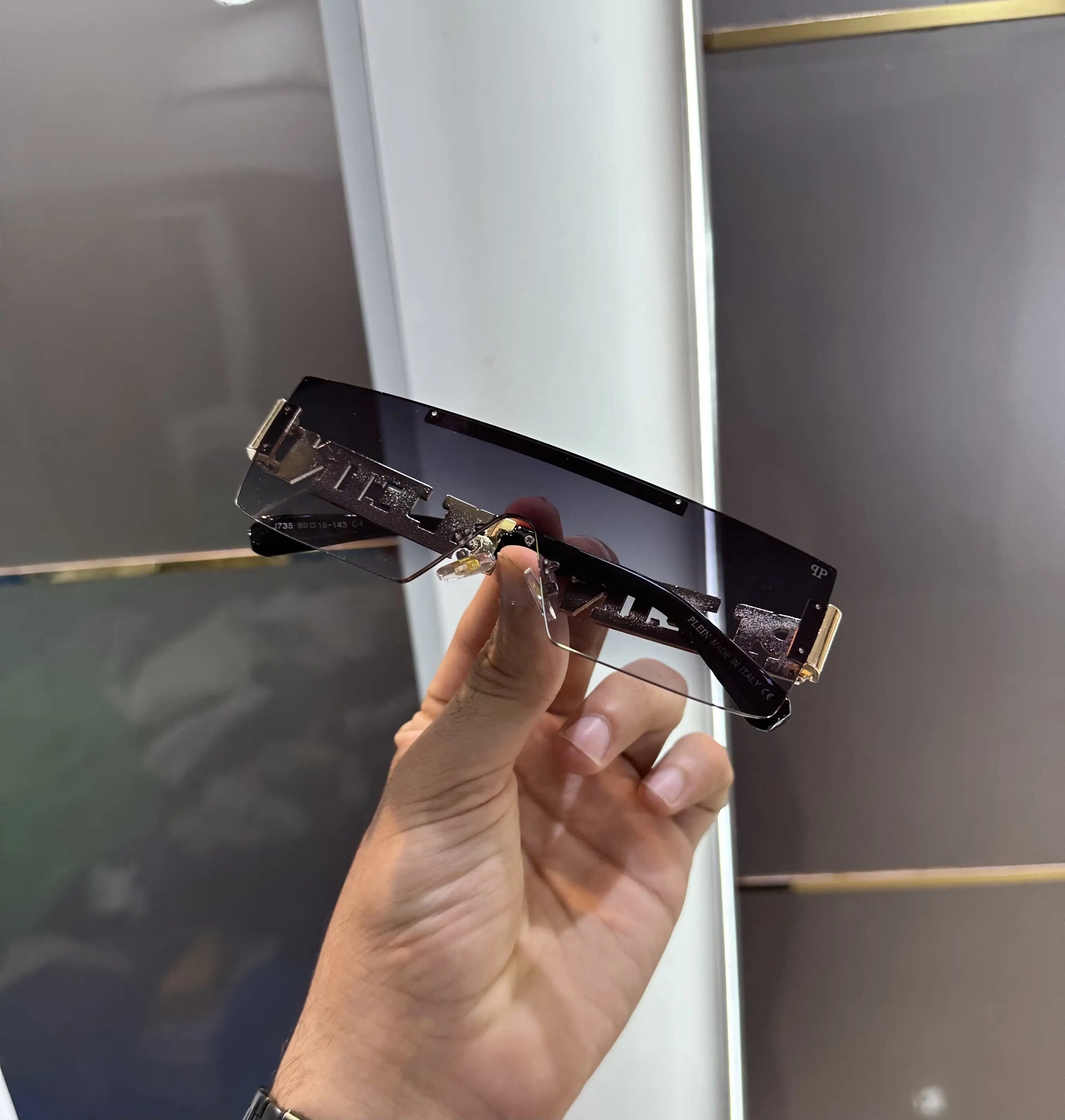 Philipp Plein Diamond Black Shaded Lens 735