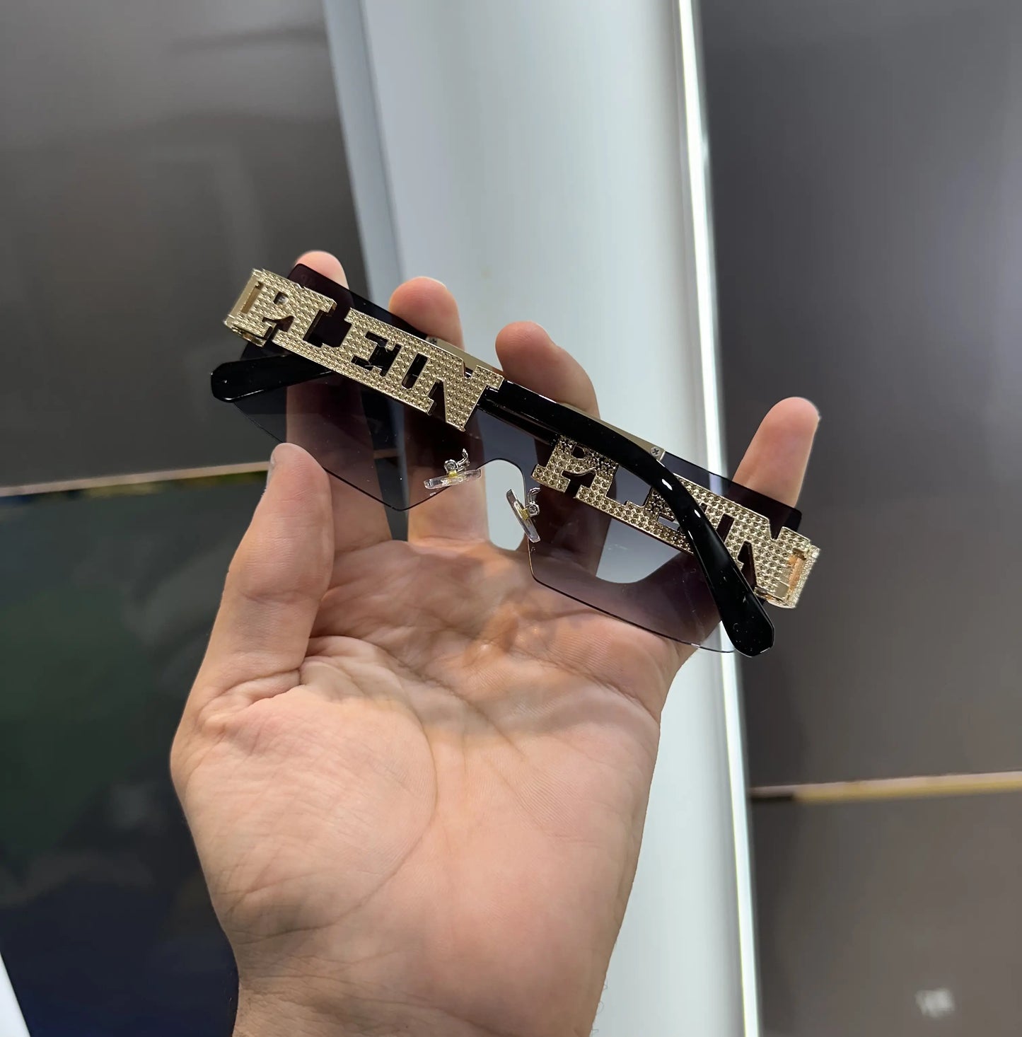 Philipp Plein Diamond Black Shaded Lens 735