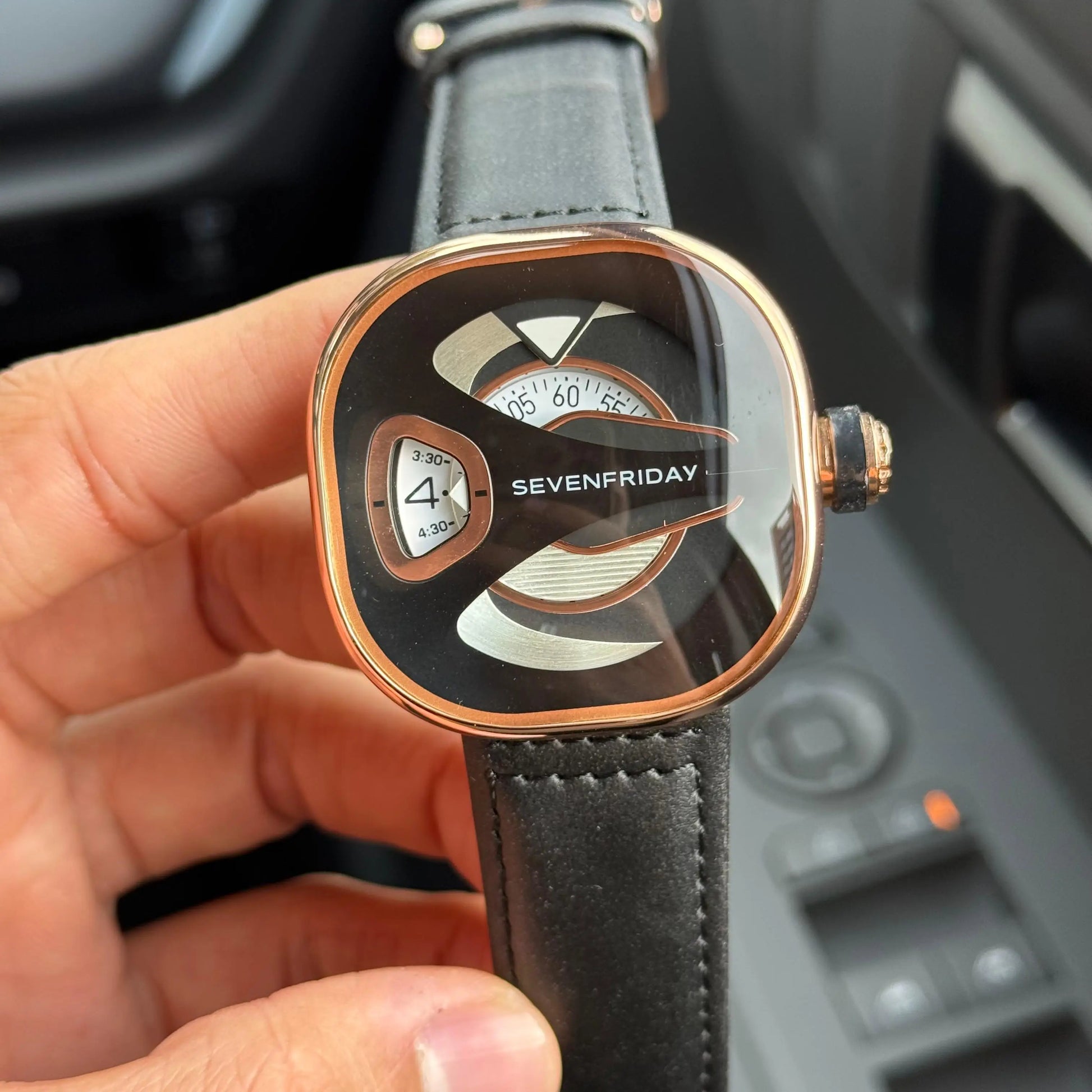 Seven Friday ME Series Leather Rose Black