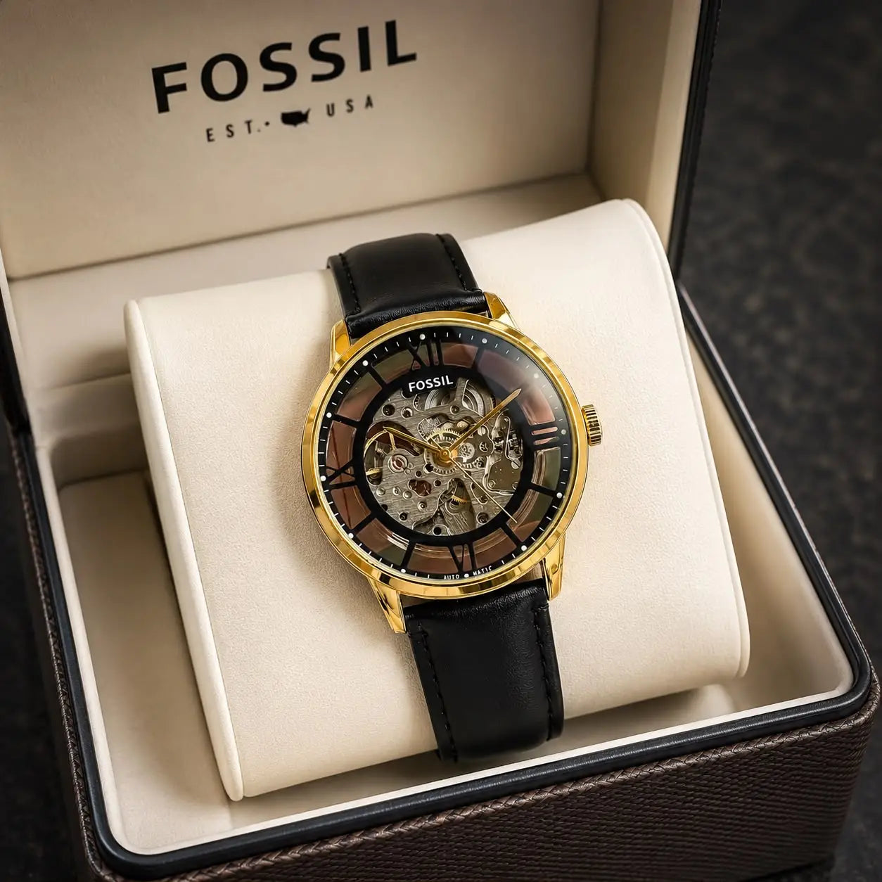 FOSSIL_AUTO_LEATHER_BLACK