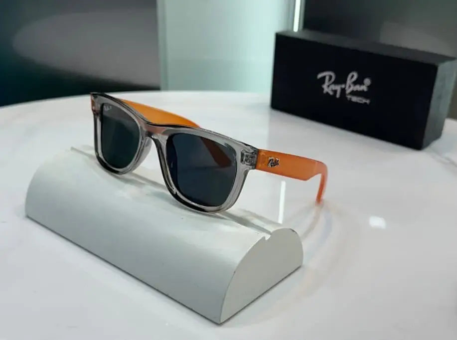 RayBan Orange Black Premium Shades 502