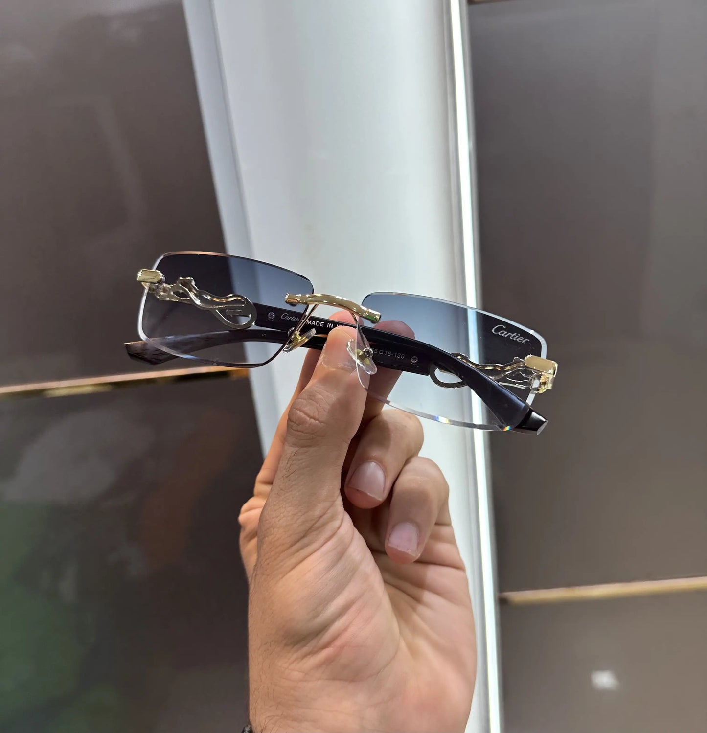 Cartie r Gold Blue Premium Shades 001