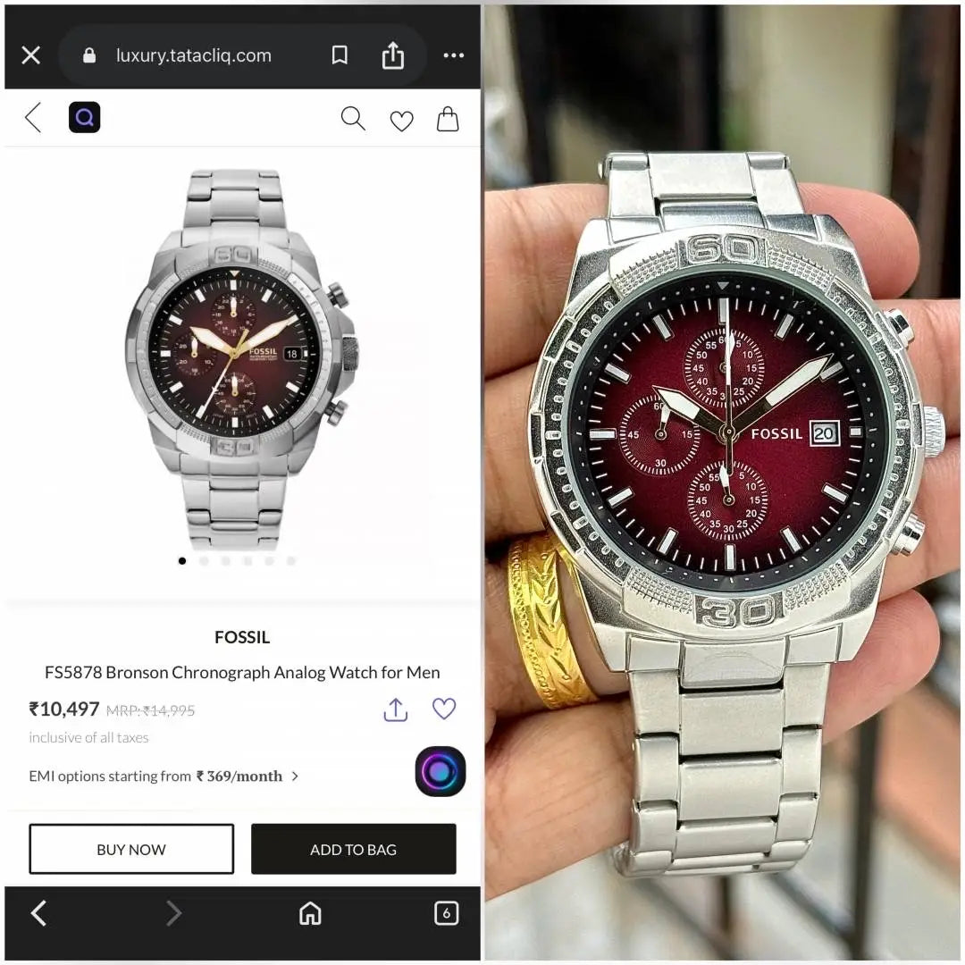 Fossil Bronson chronograph