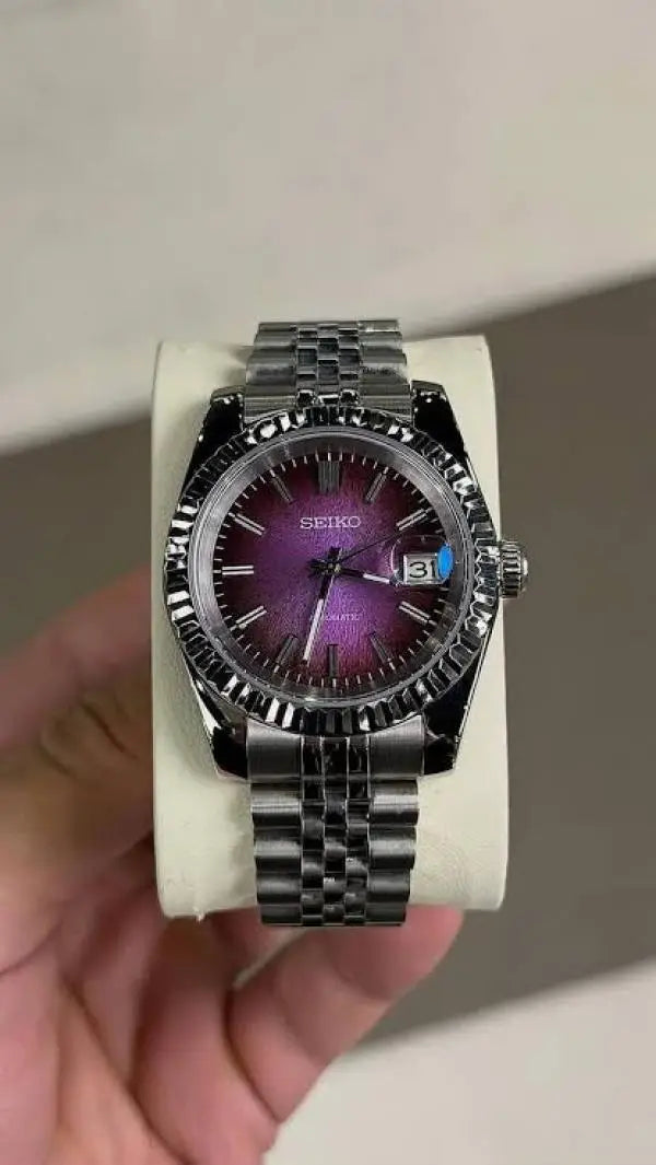 Seiko Purple Majesty Textured Premium OG Lock (movement like auto) 