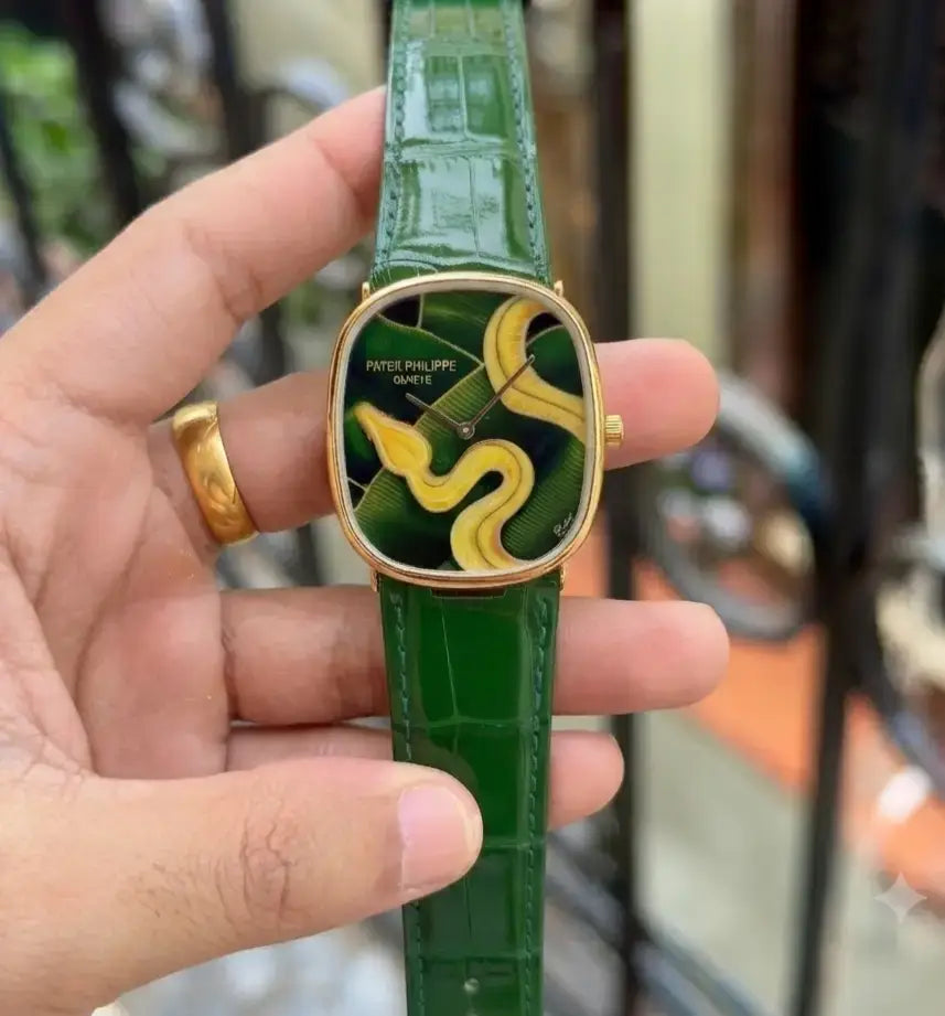 Patek Philippe Golden Ellipse “Burmese Albino Python”