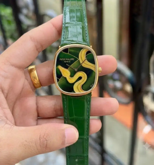 Patek Philippe Golden Ellipse “Burmese Albino Python”