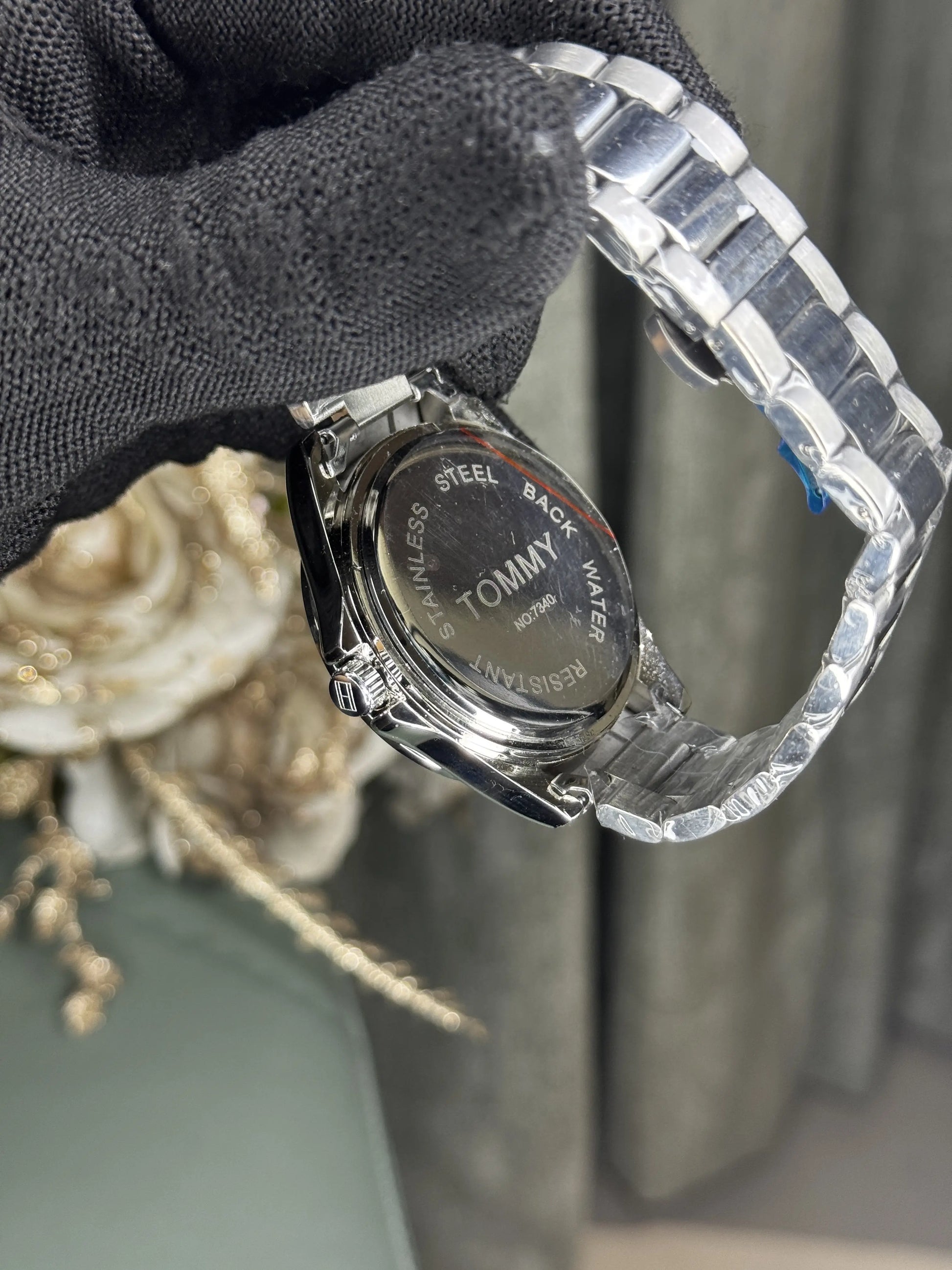 Tommy Hilfige r Bruce Silver Blue Premium Quartz Watch
