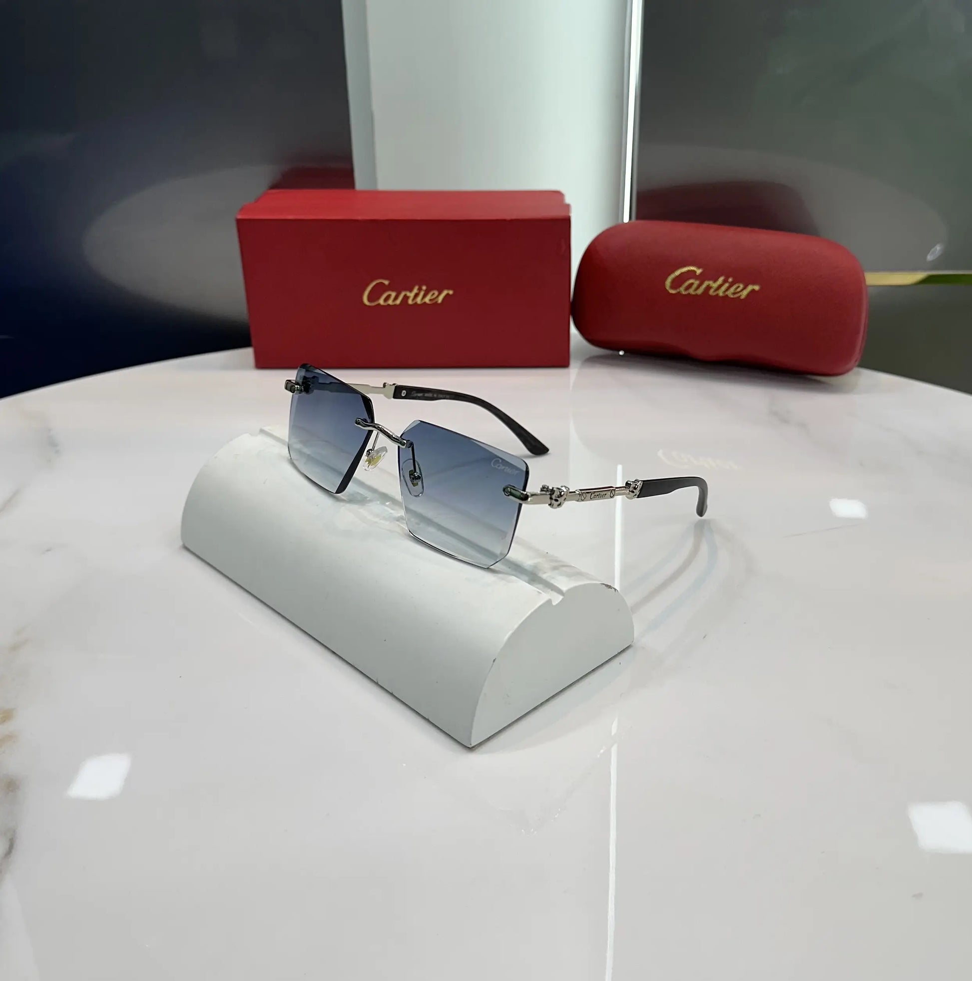 Cartie r Silver Blue Premium Shades 3181