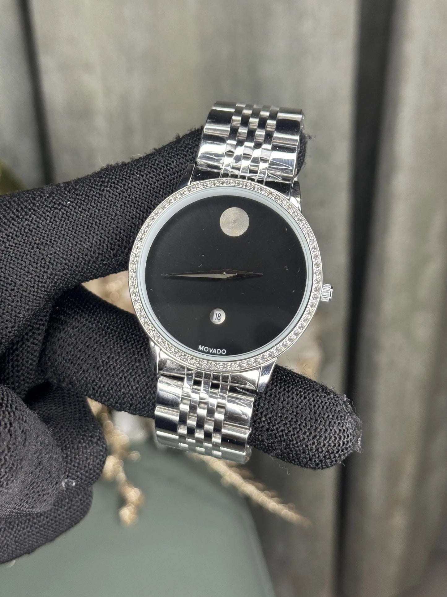 Movado Museum Black Premium Watch