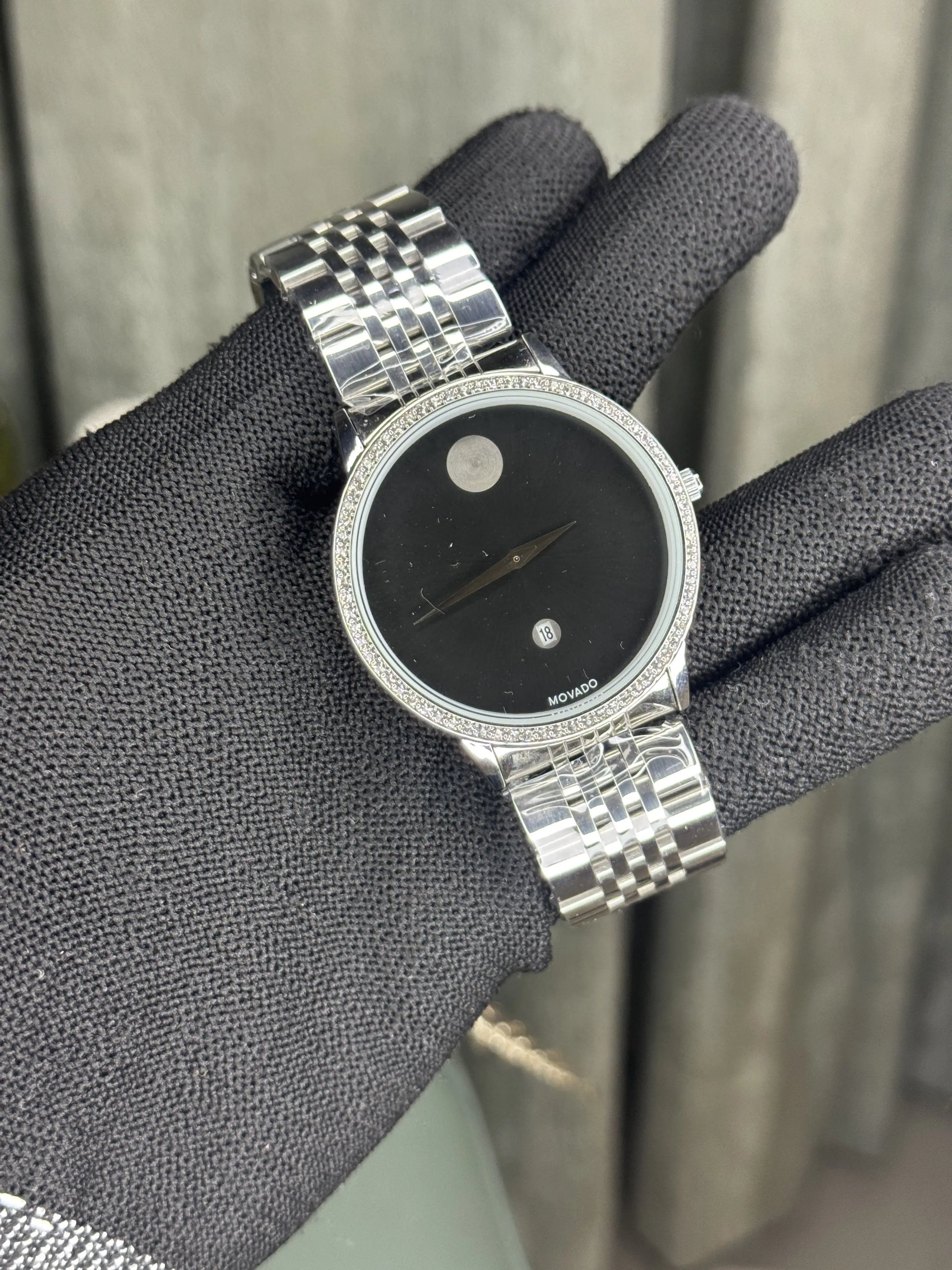 Movado Museum Black Premium Watch
