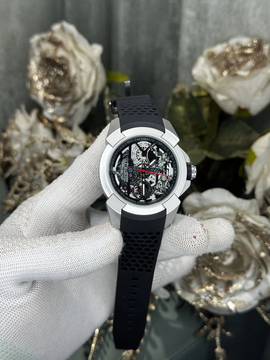 Jacob&Co. Ram Silver Black Premium Automatic Watch