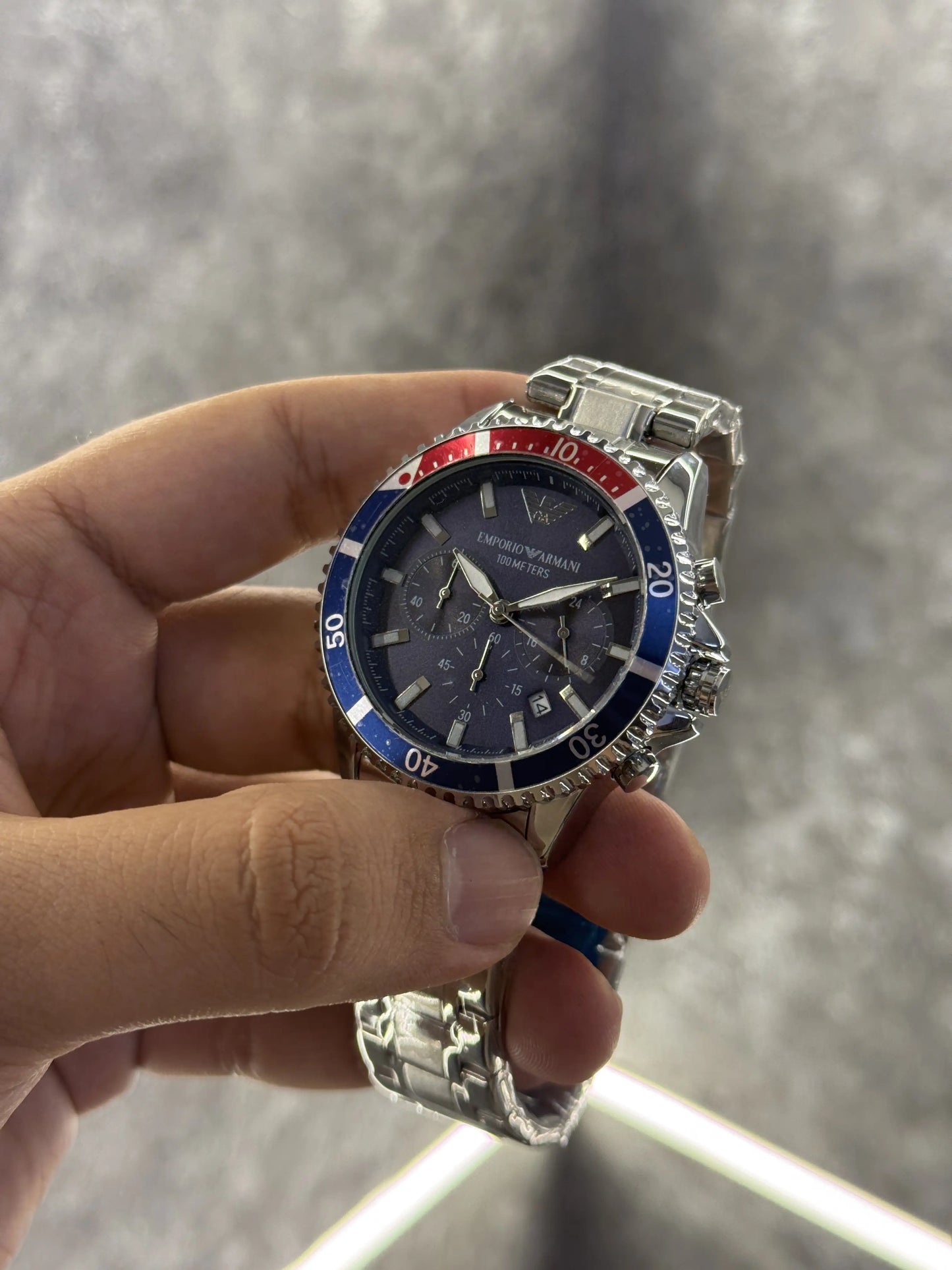 Emporio Armani Premium All Chronograph working
