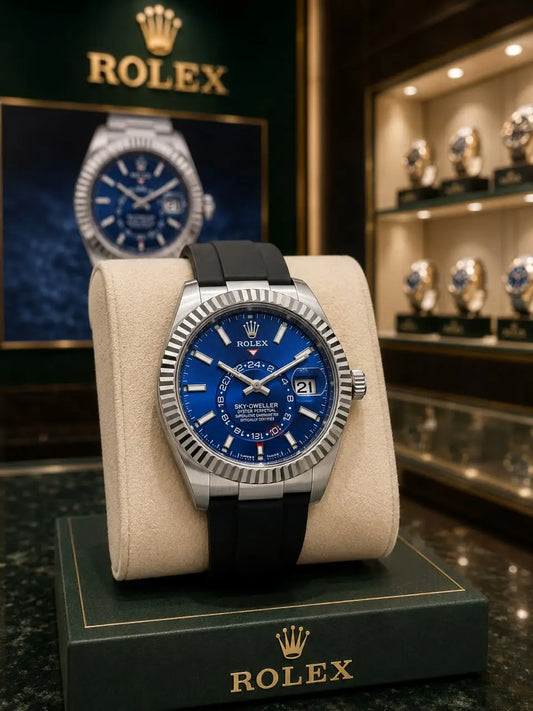 Rolex Sky-Dweller  Oysterflex strap.