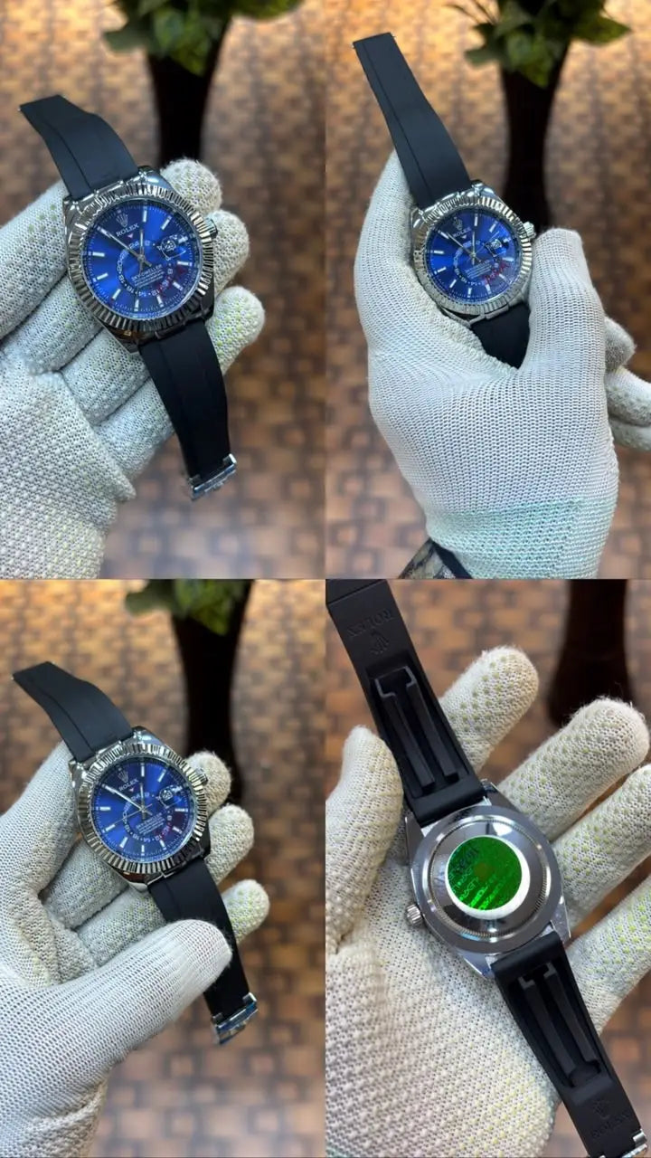 Rolex Sky-Dweller  Oysterflex strap.