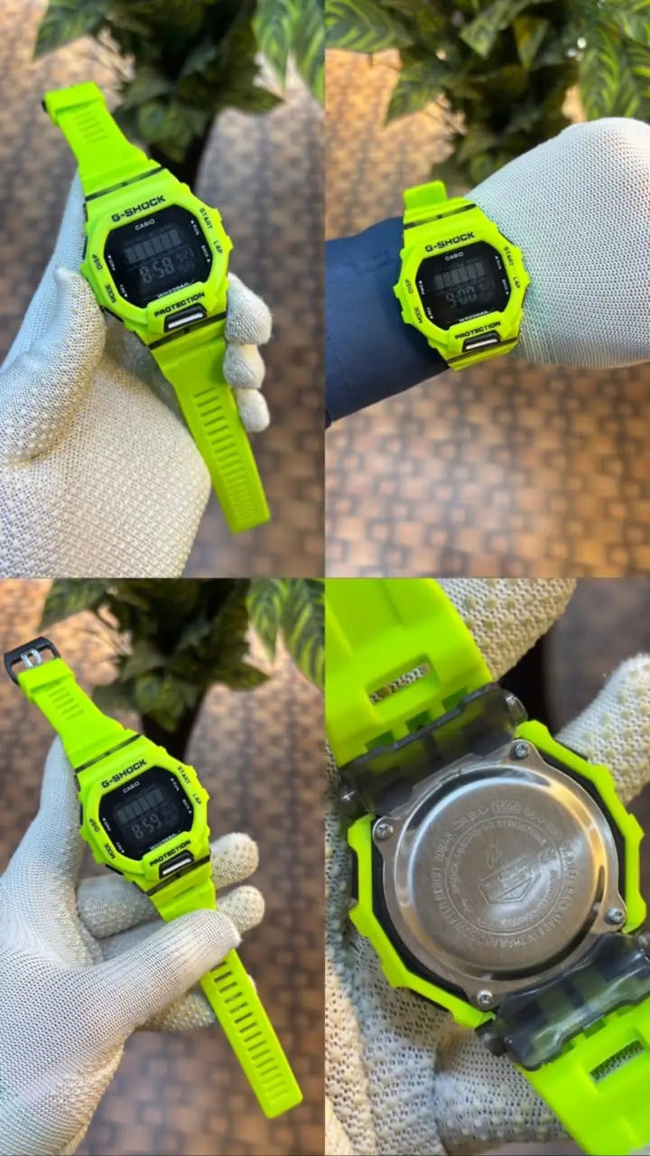 Casio G-Shock GBD-200-9DR Digital Dial Lime Green