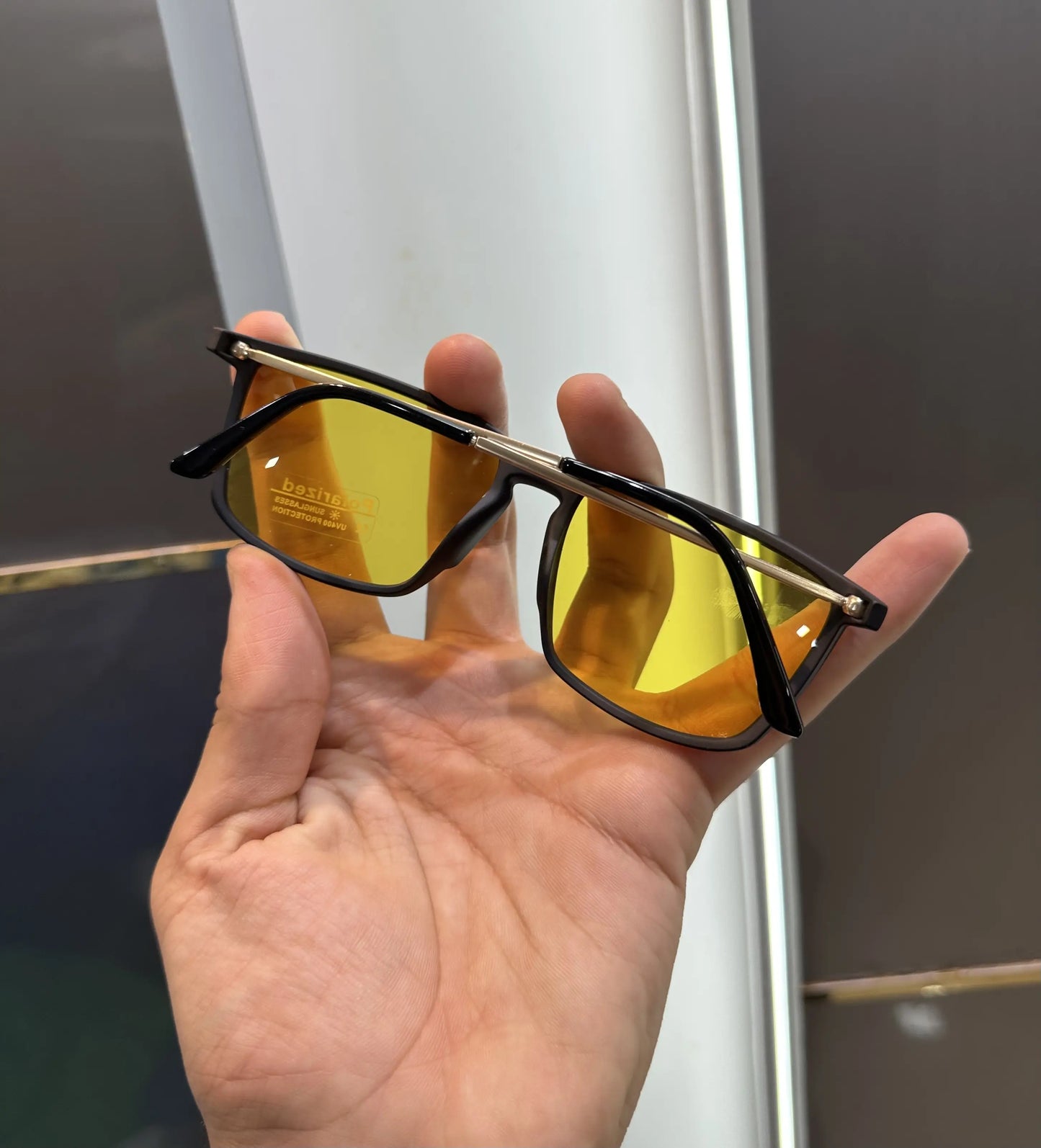 RayBan Gold Yellow Premium Shades 20086