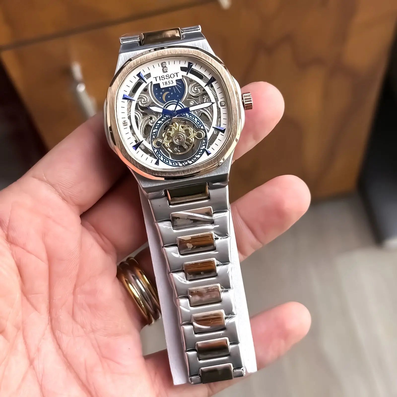 Tissot Automatic Rose Gold White 