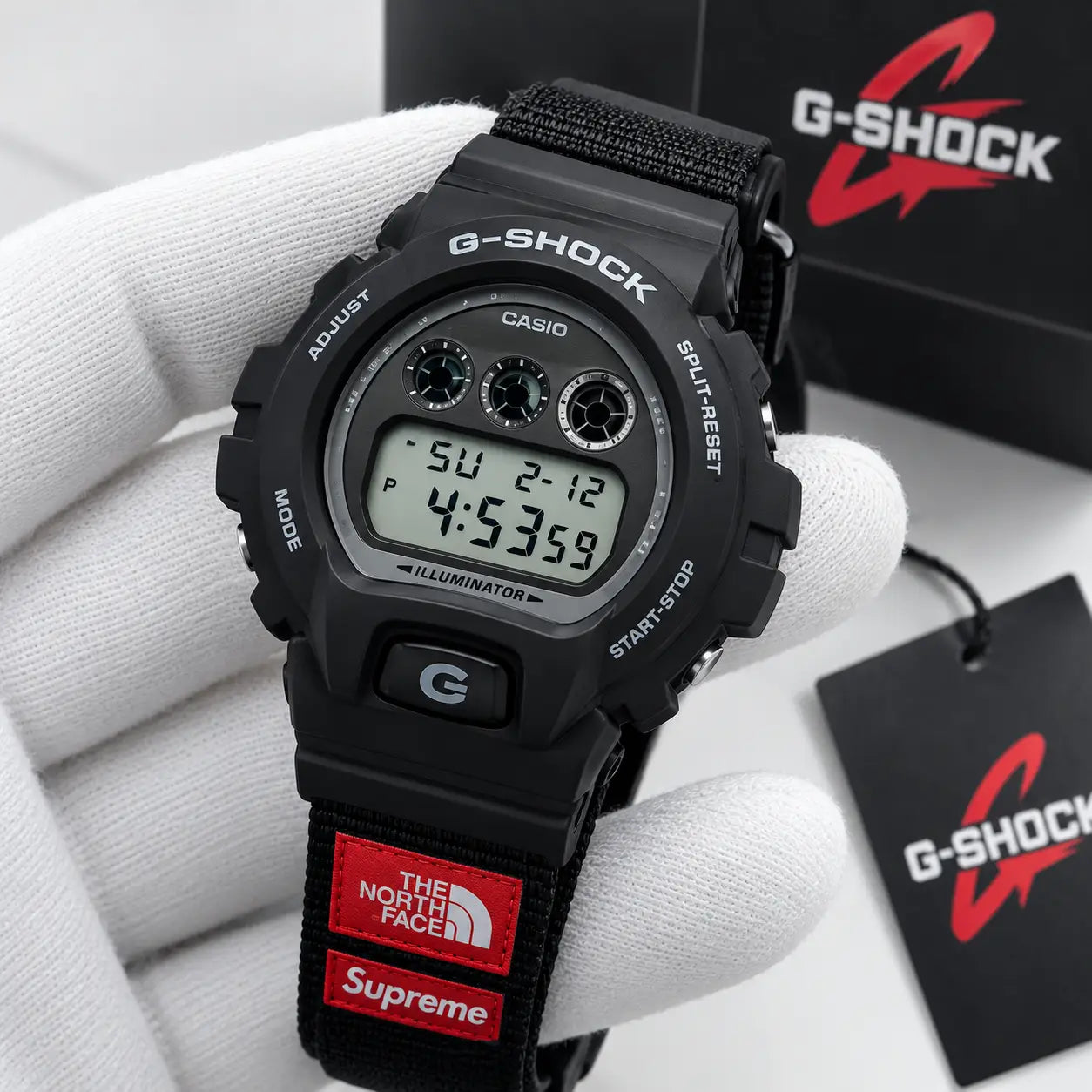 G shock X North Face X Supreme 