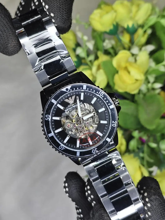 armani full black auto