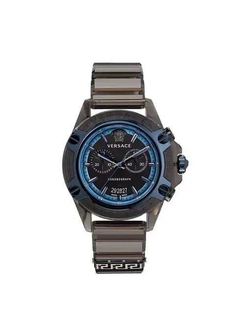 Versace VEZ700622 Icon Active Chronograph Unisex Watch Authentic Store Quality 