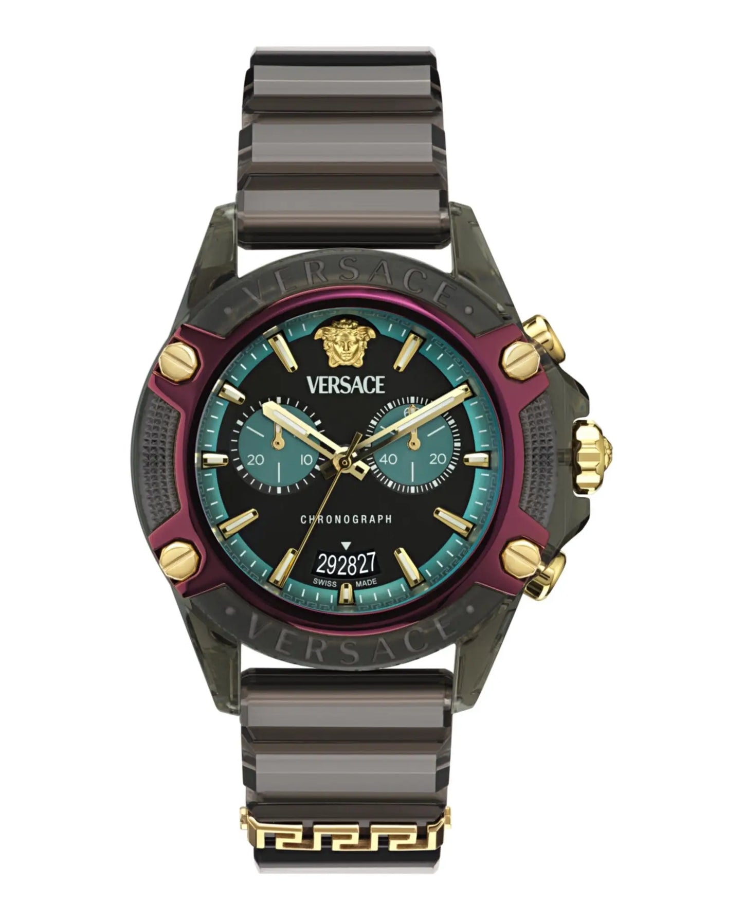 Versace VE8P00224 Icon Active Chronograph Unisex Watch Authentic Store Quality