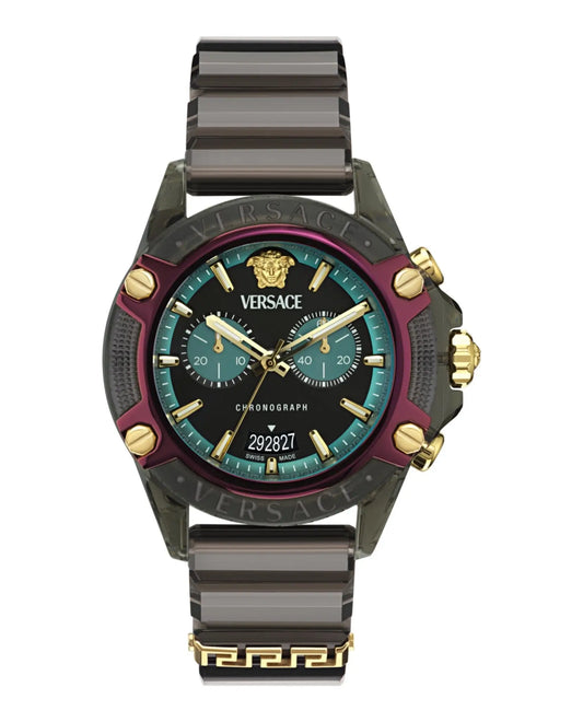 Versace VE8P00224 Icon Active Chronograph Unisex Watch Authentic Store Quality