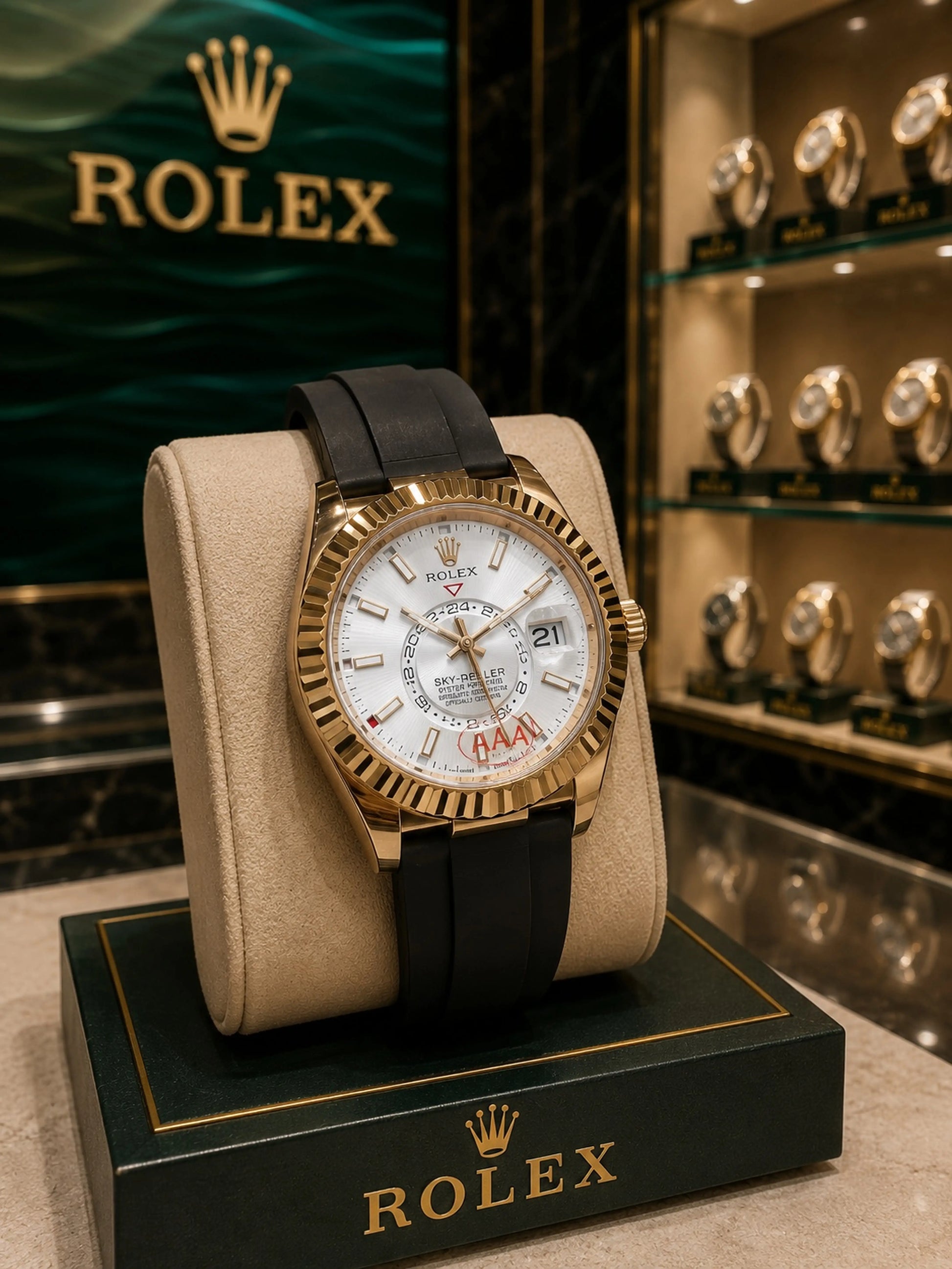 Rolex Sky-Dweller  Oysterflex strap