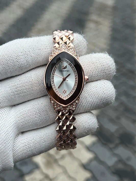 Swarovski Rose Gold White 
