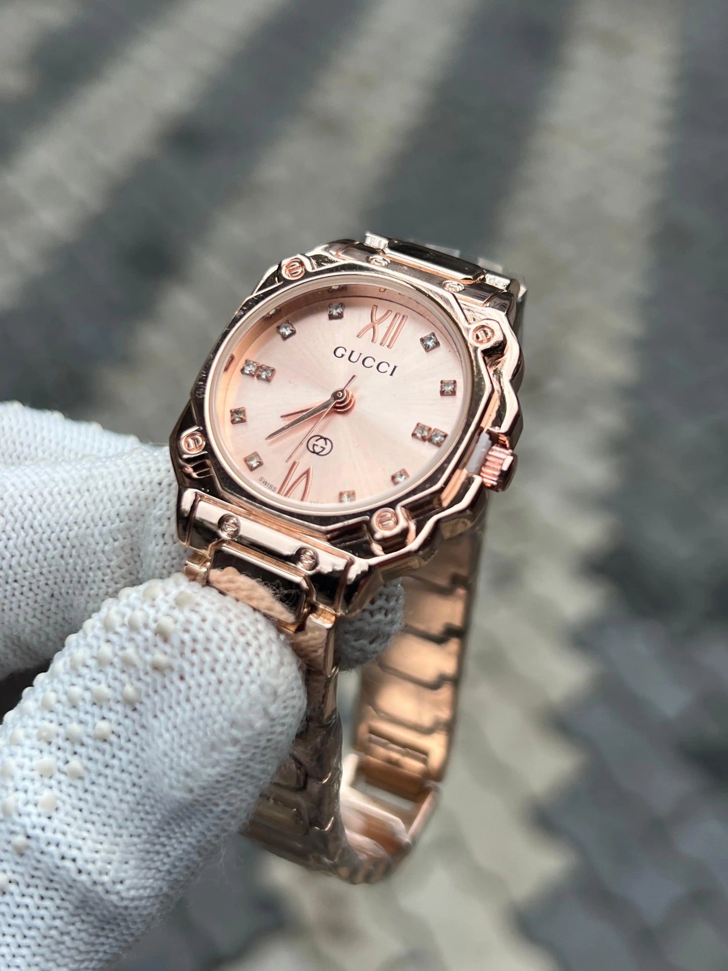 Gucc i Ladies Diamond watch