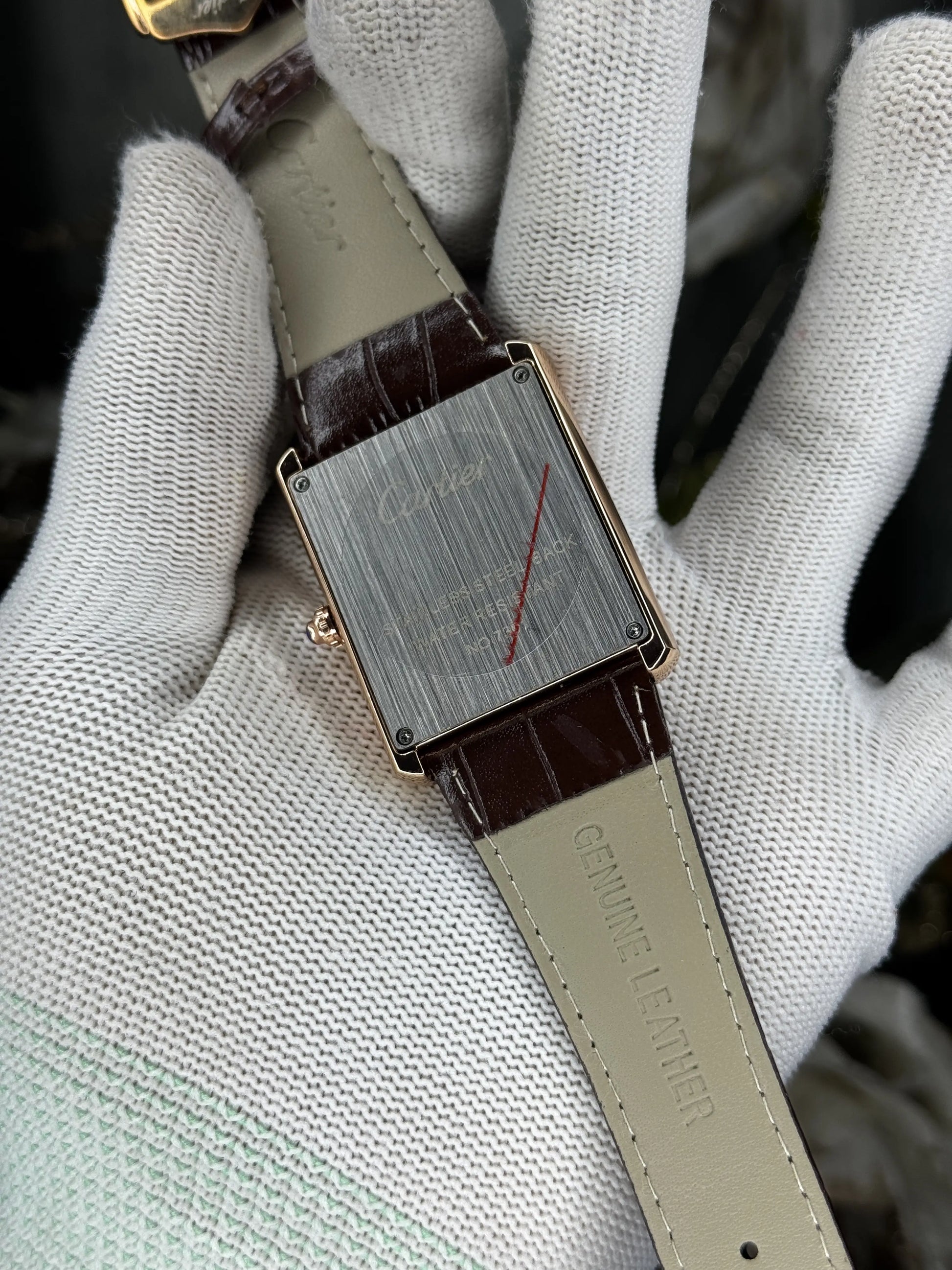 Cartie r Tank Louis Brown White Premium Watch