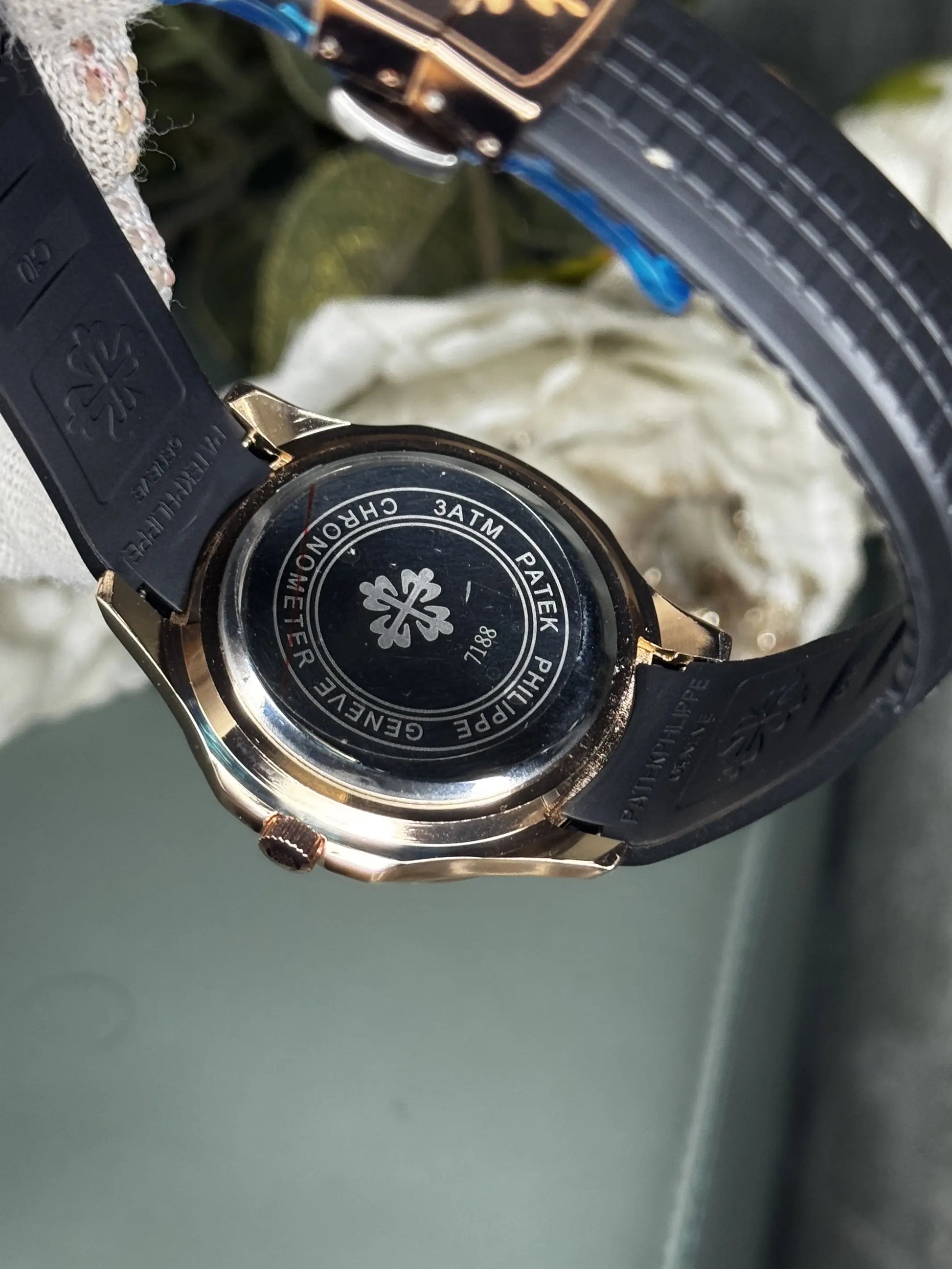 Patek Aquanaut Copper Black Diamond Premium Watch