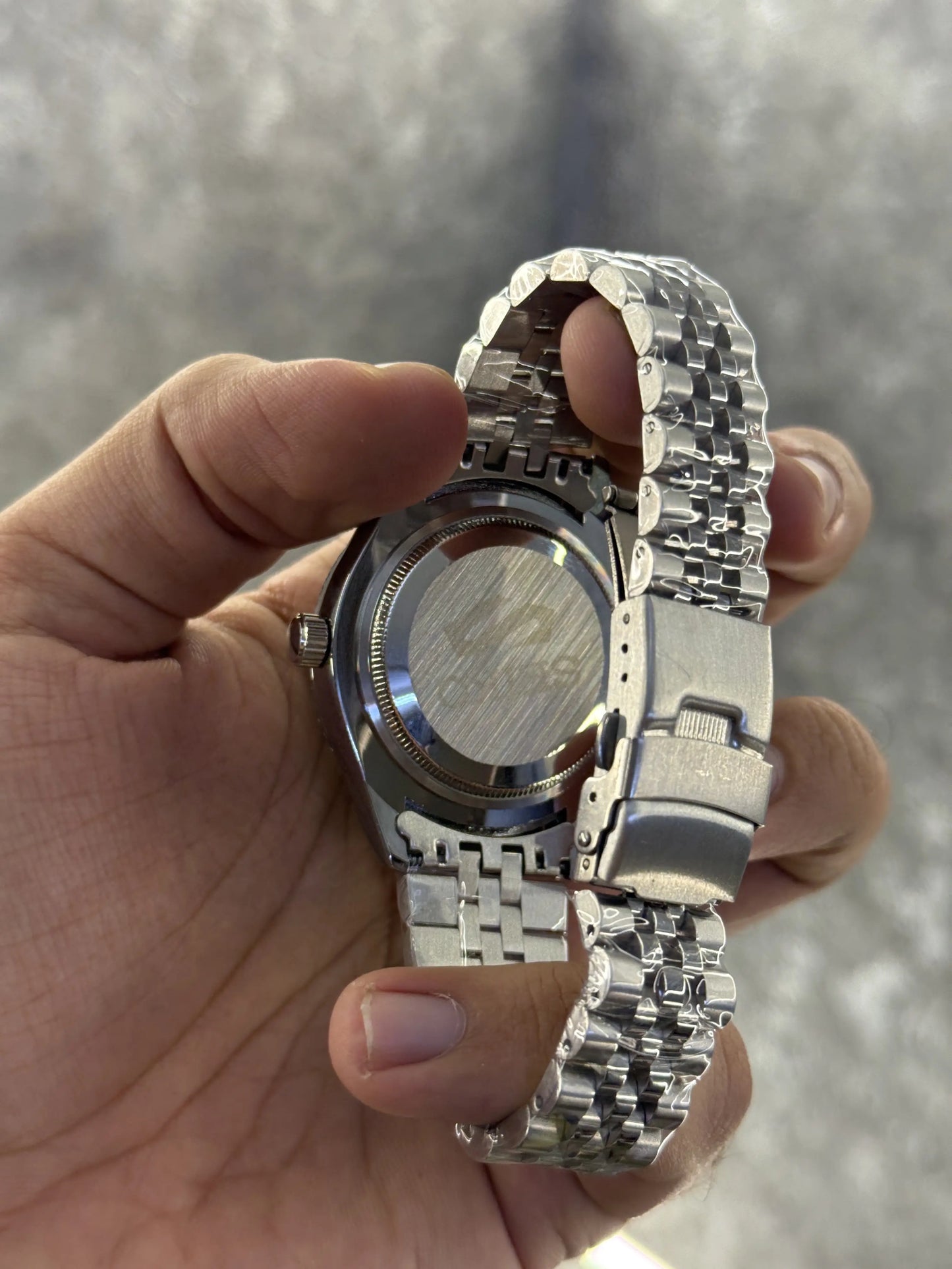Seiko Mod Date Just Arabic Blue