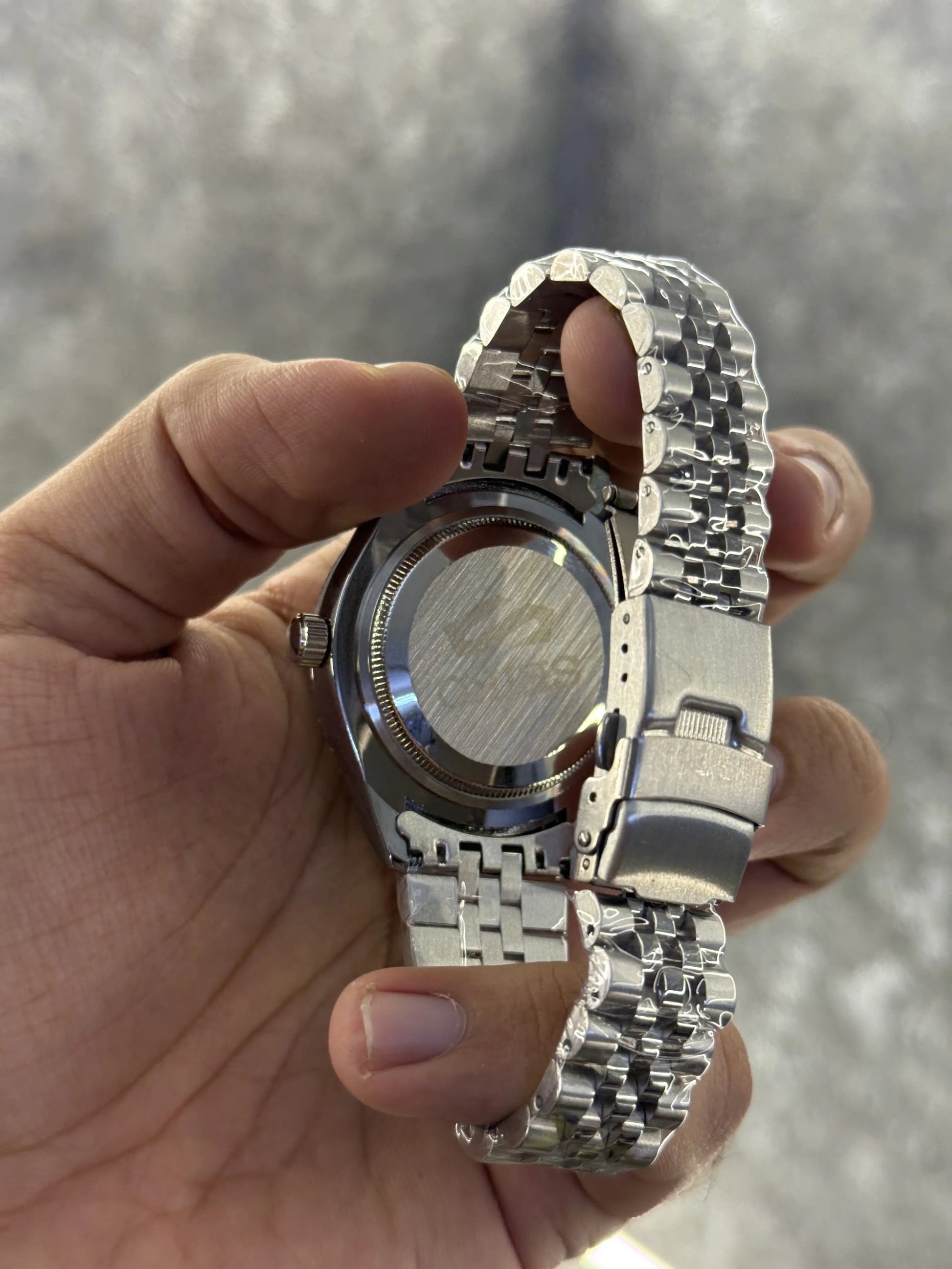 Seiko Mod Date Just Arabic Blue