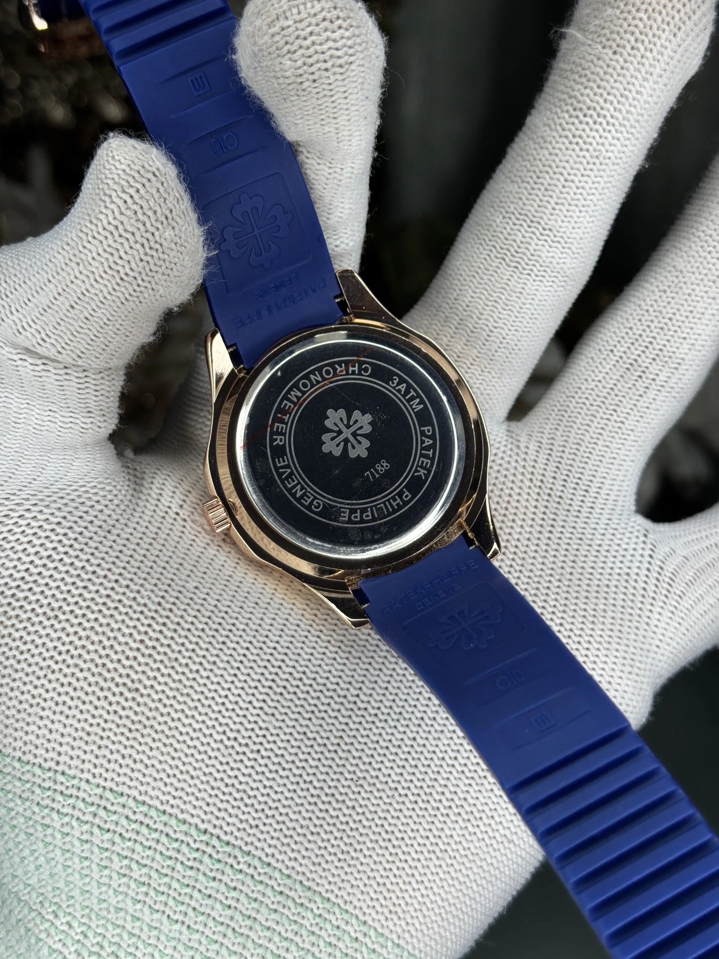 Patek Aquanaut Copper Blue Diamond Premium Watch
