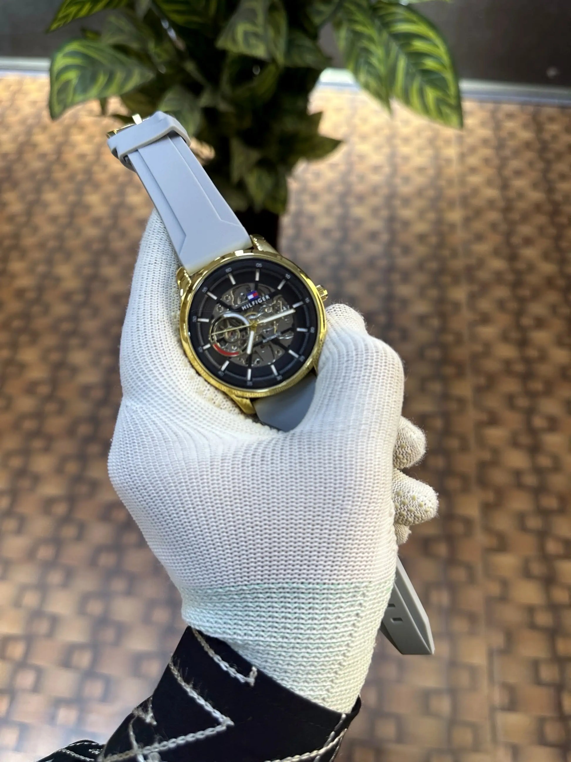 Tommy Hilfiger Automatic Silicon Belt