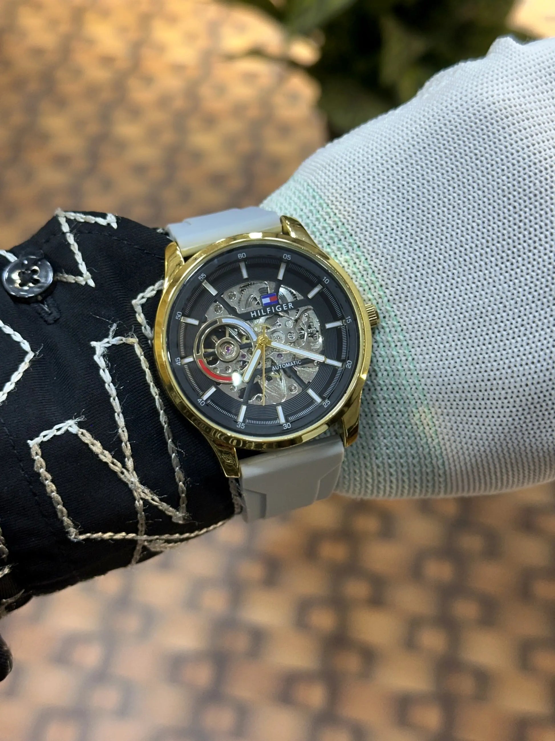 Tommy Hilfiger Automatic Silicon Belt